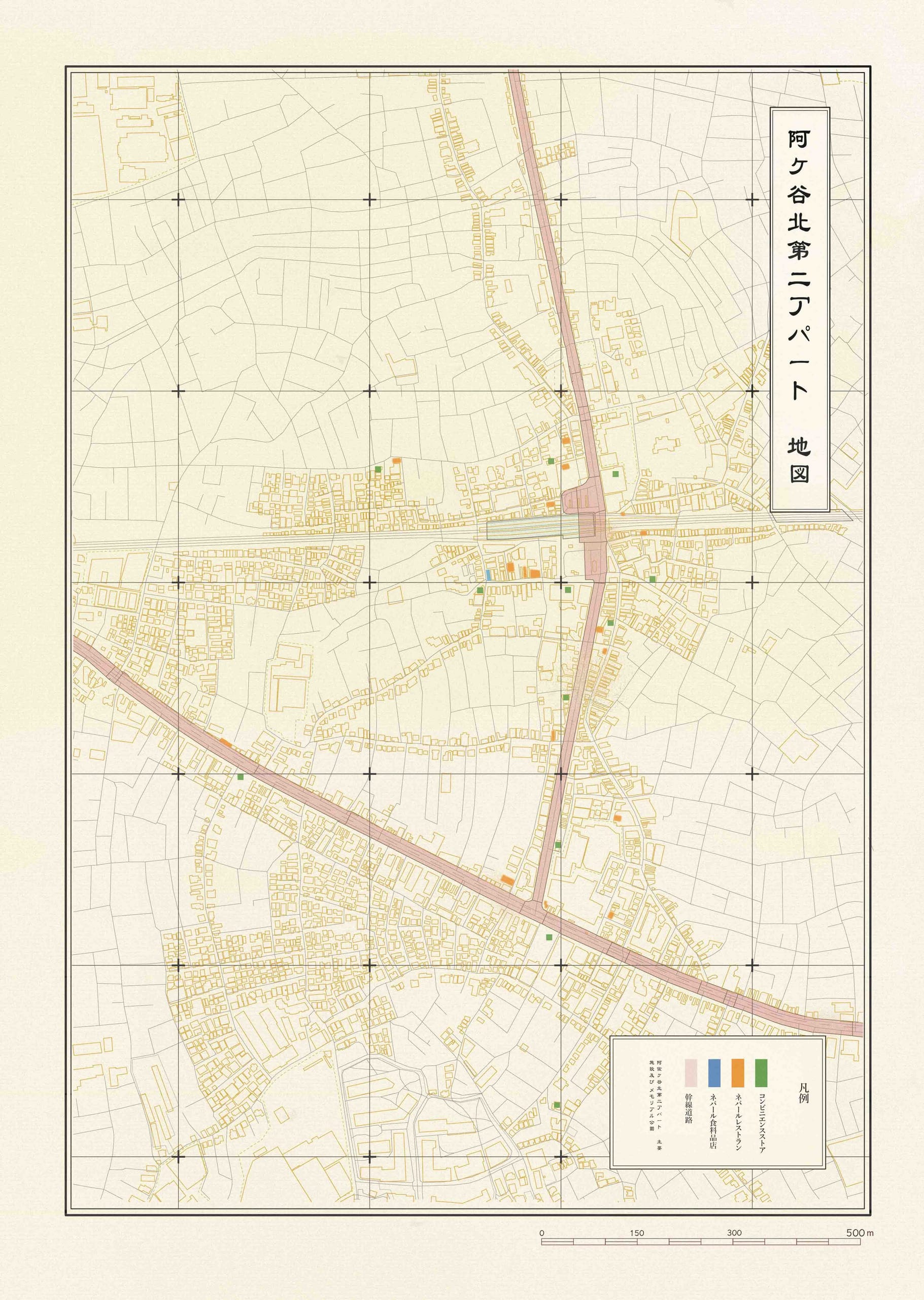 Site Map: Asagaya 