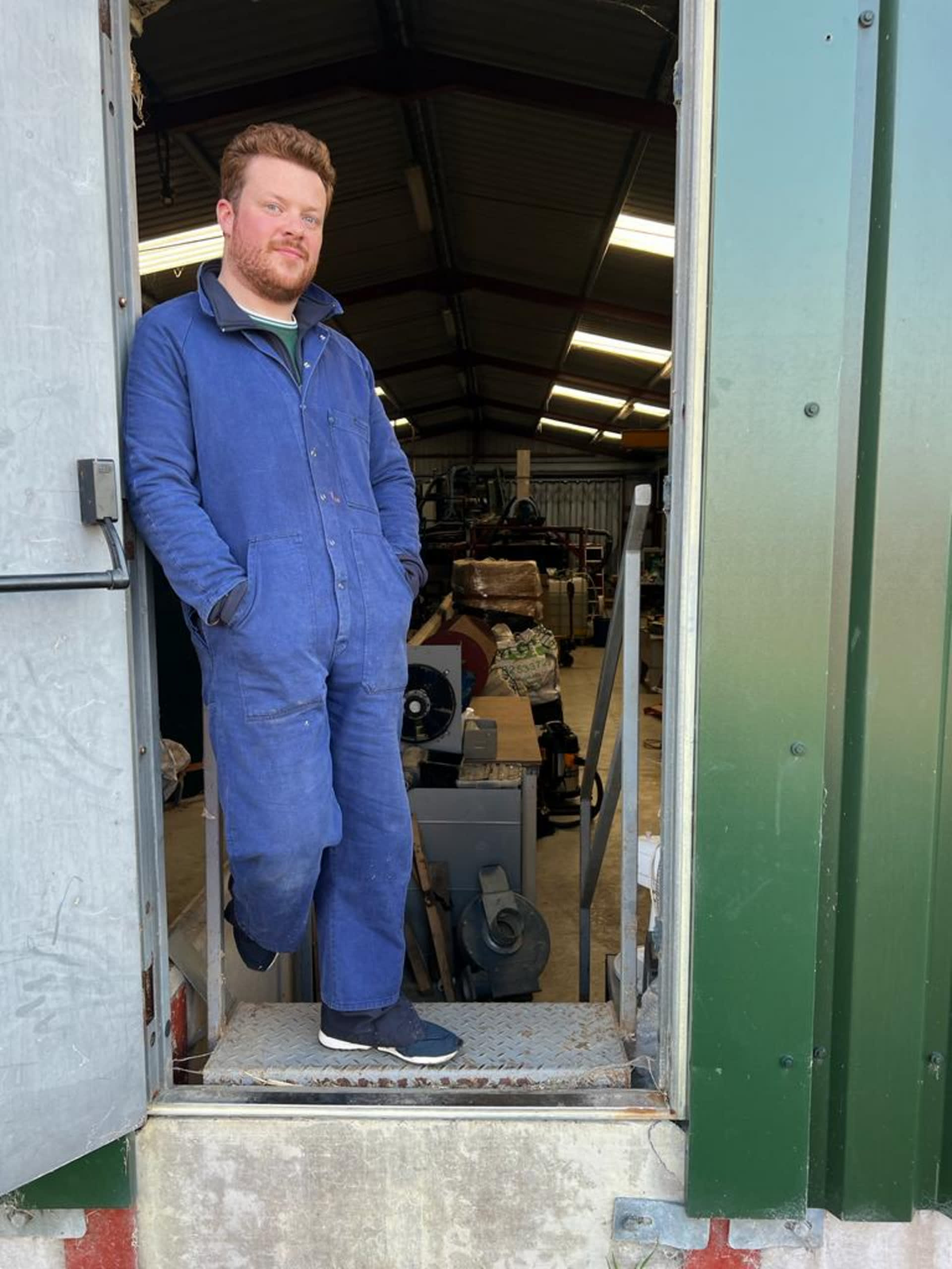 Image of Sean McCarthy in the workshop