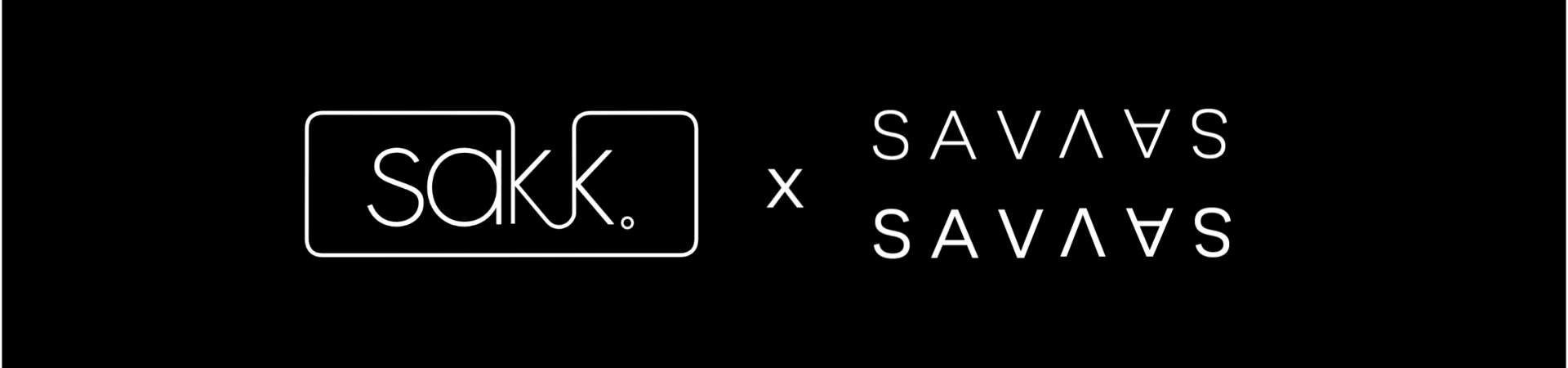 SAKK X SAVVAS logos