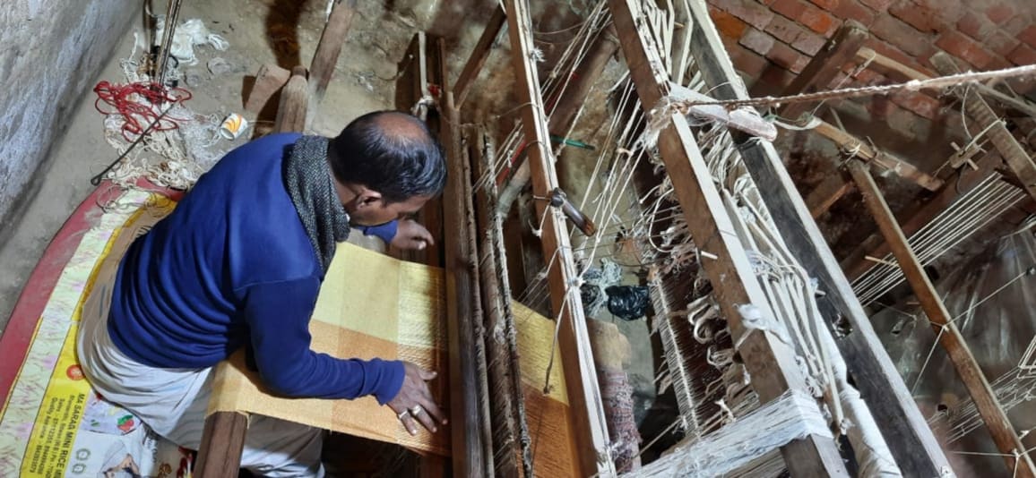 Weaving of Prayer into the fabric