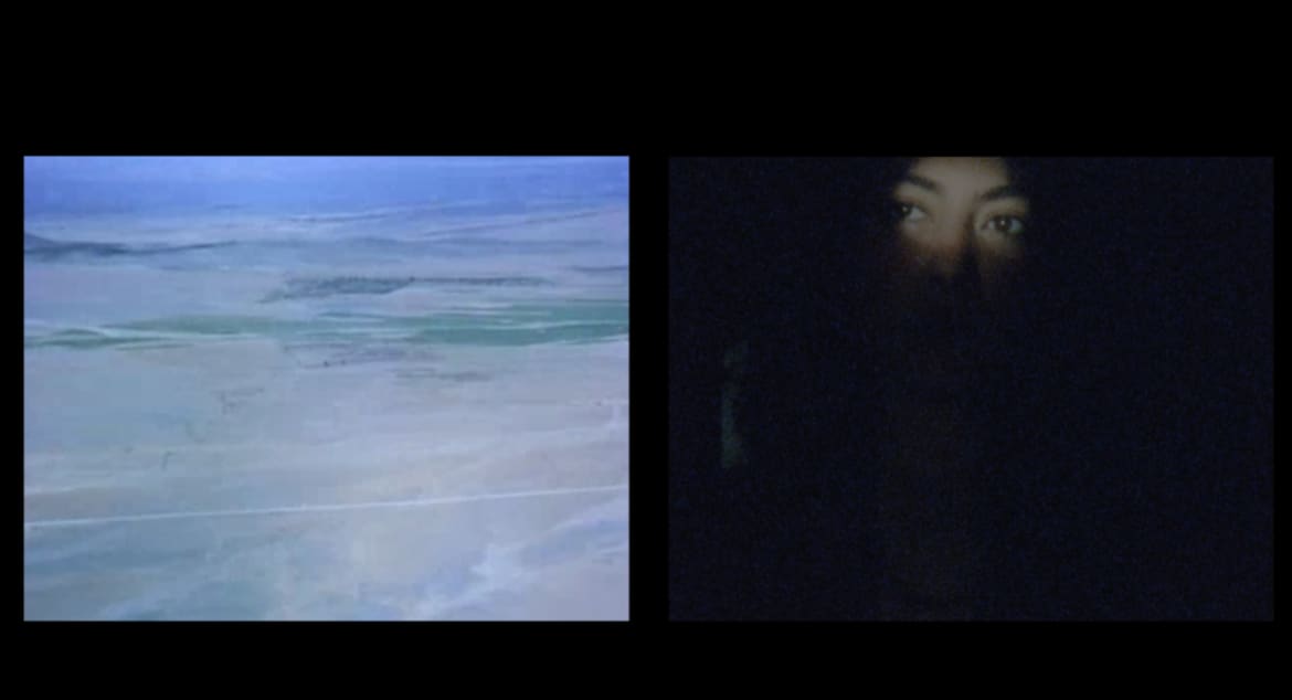 landscape witnessing woman looking
