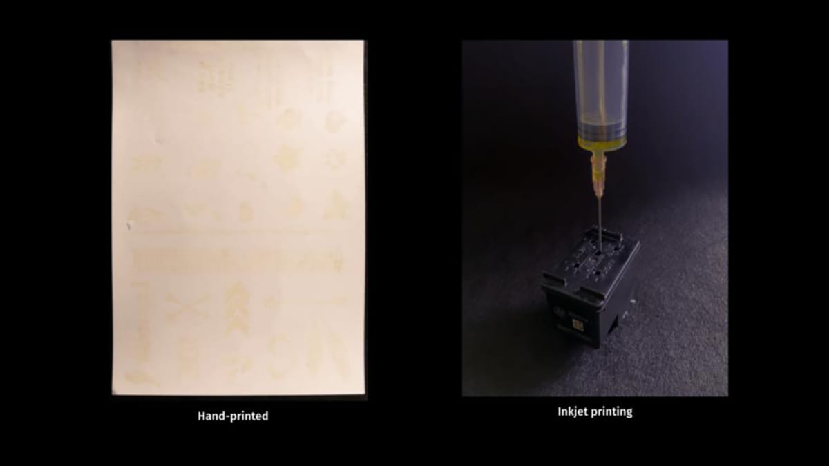 Prototyping Process of Hand print and Ink jet Printing 