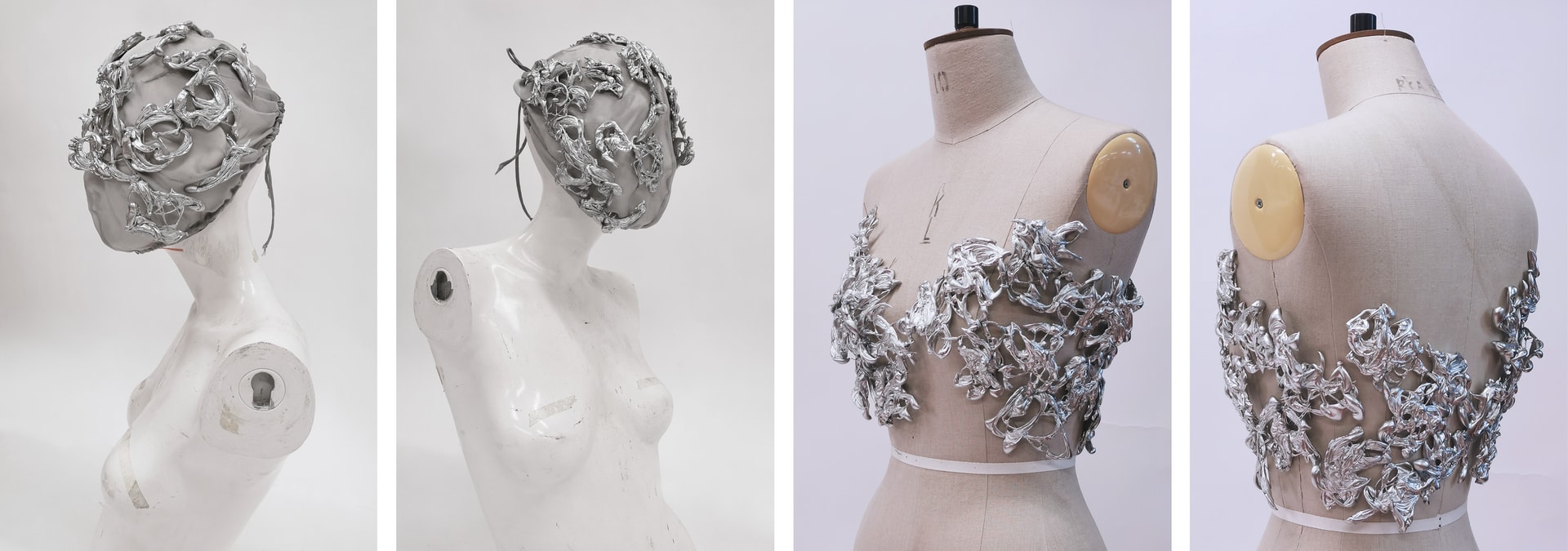 Mask & underwear made in wax