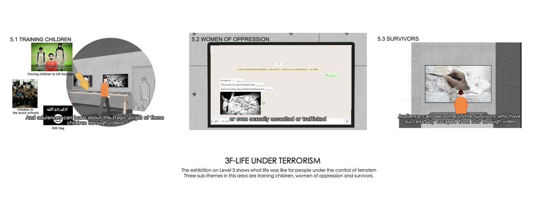 8'00"-9'00" Life under terrorism