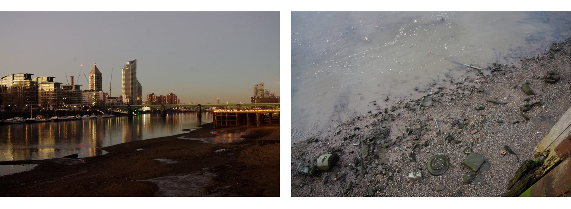 Battersea at low tide