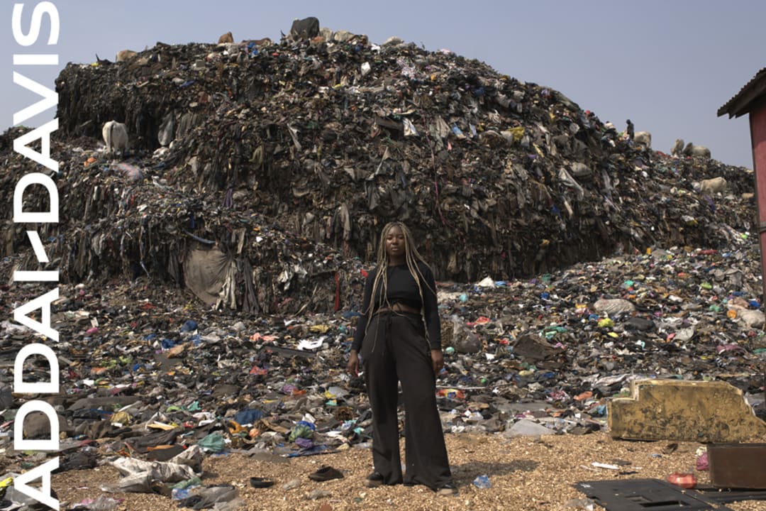 Joyce Addai-Davis in Landfill site in Old Fadama, Accra, Ghana.