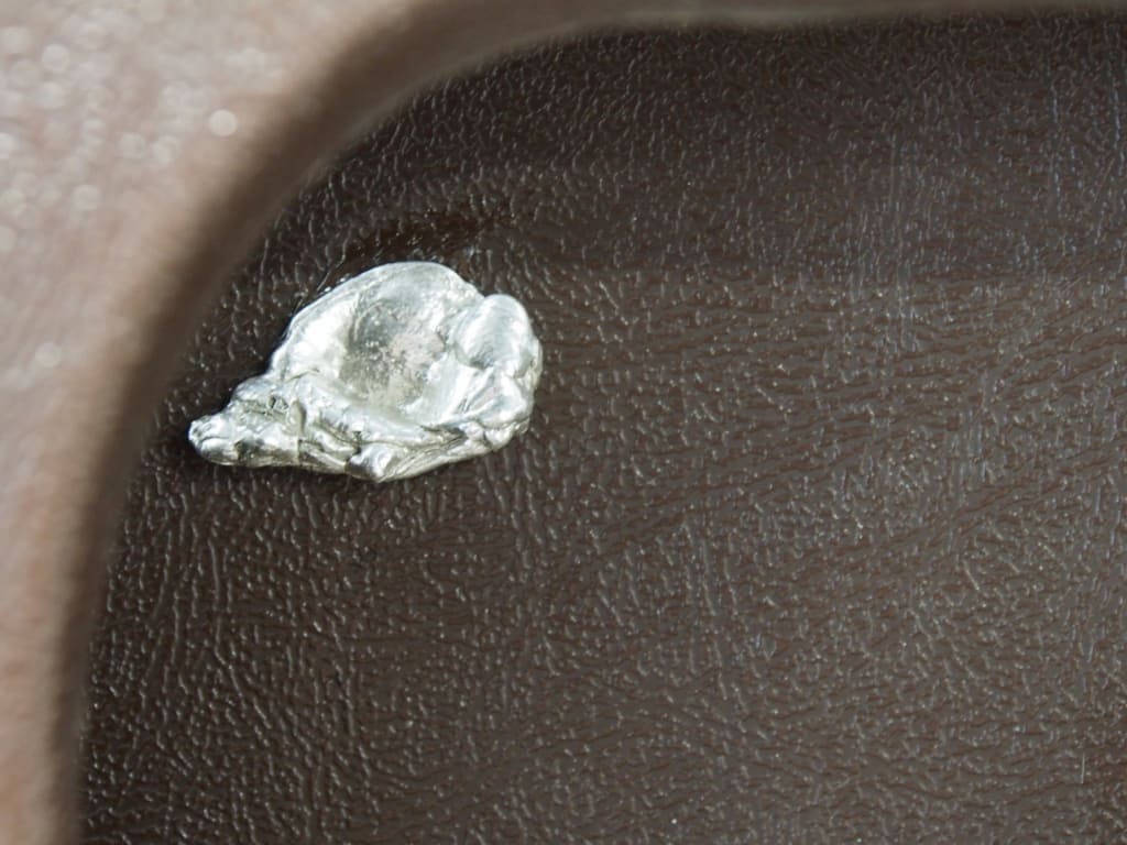 silver chewing gum