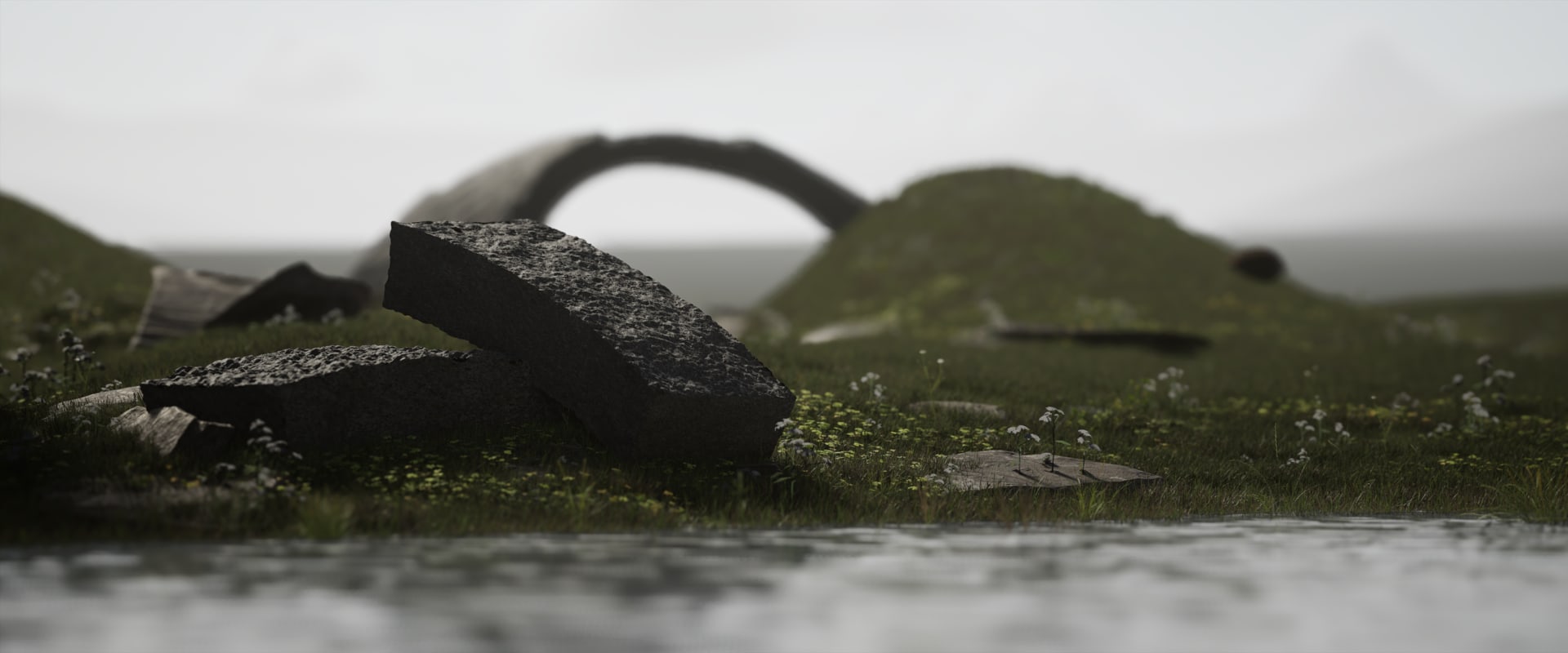 The group’s third intervention capitalises on the river Swale’s capacity to foster greater areas of wetlands habitat through an allogenic bridge, emulating the effects of a beaver’s dam. 

