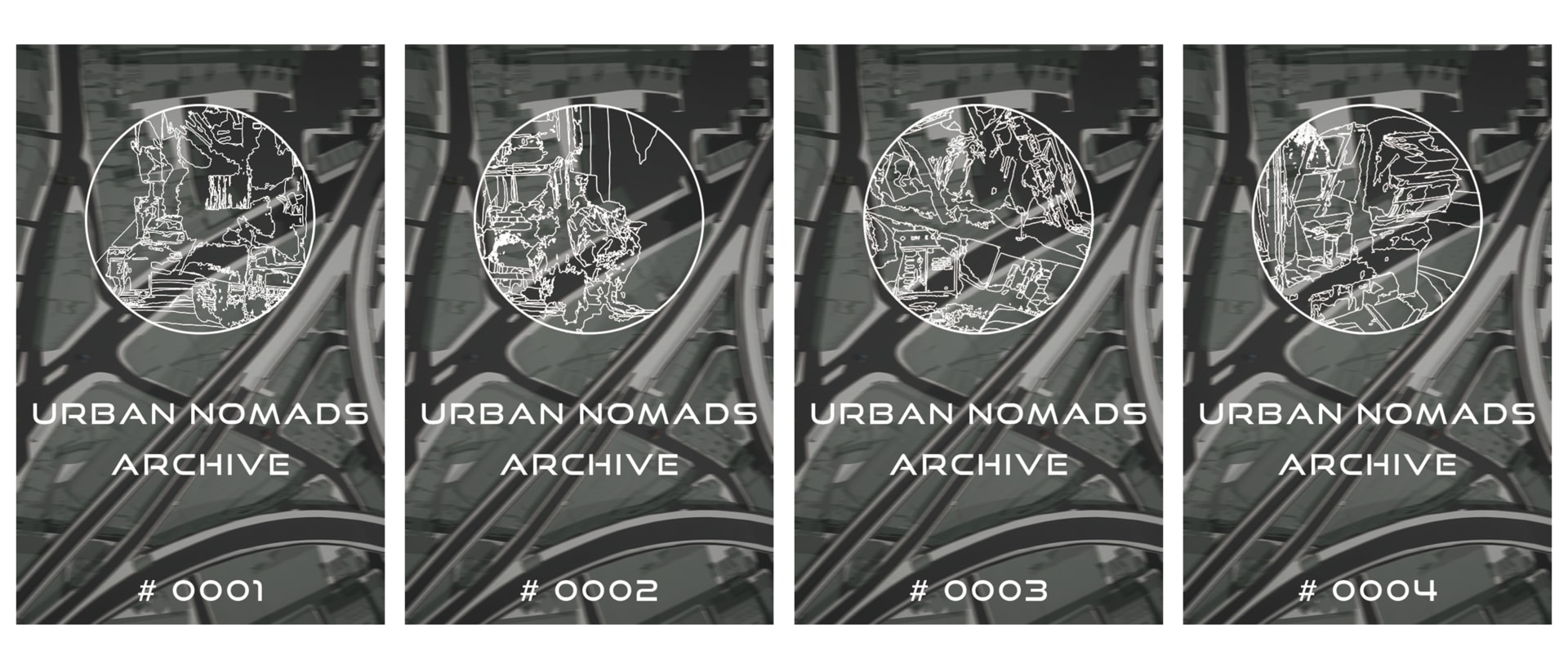 Urban Nomads Archive ｜ Nomad ID, Mixed media