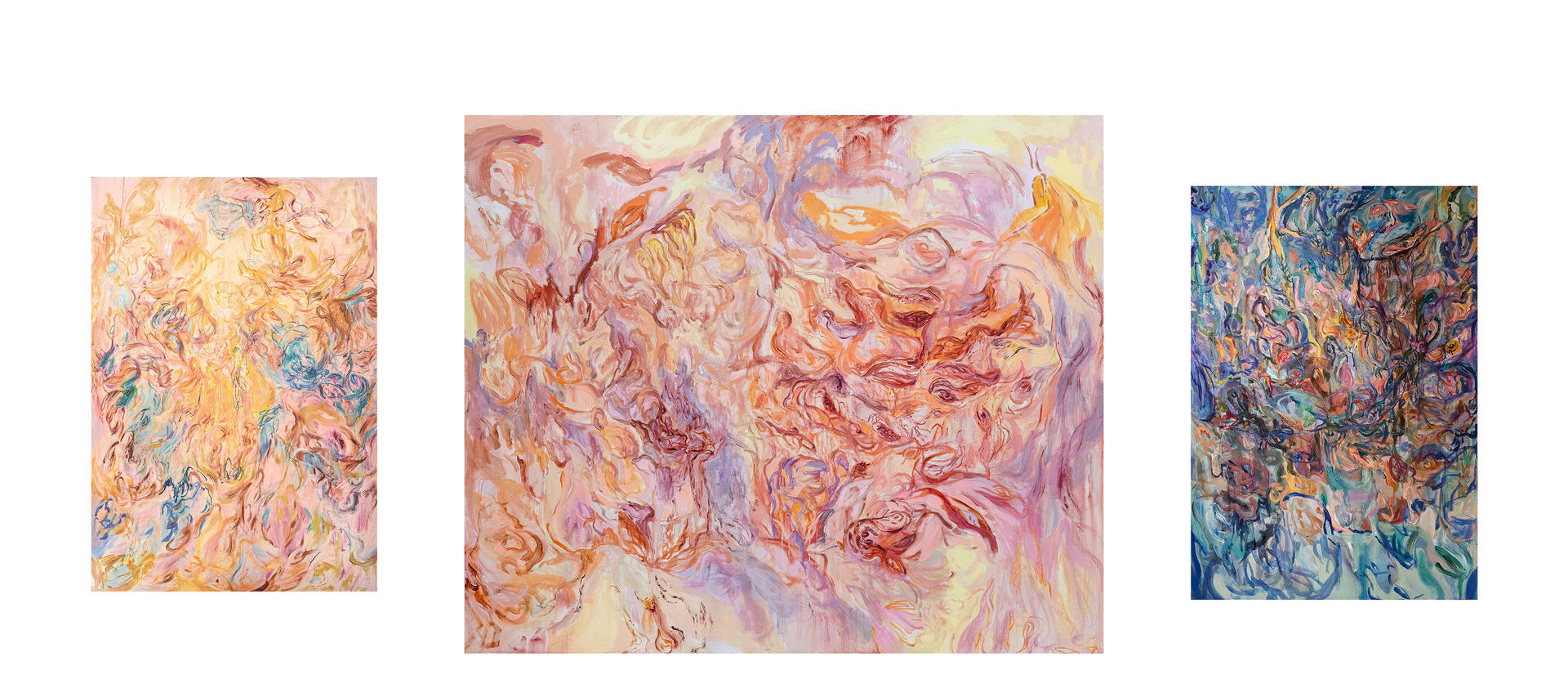 Acrylic and oil on canvas