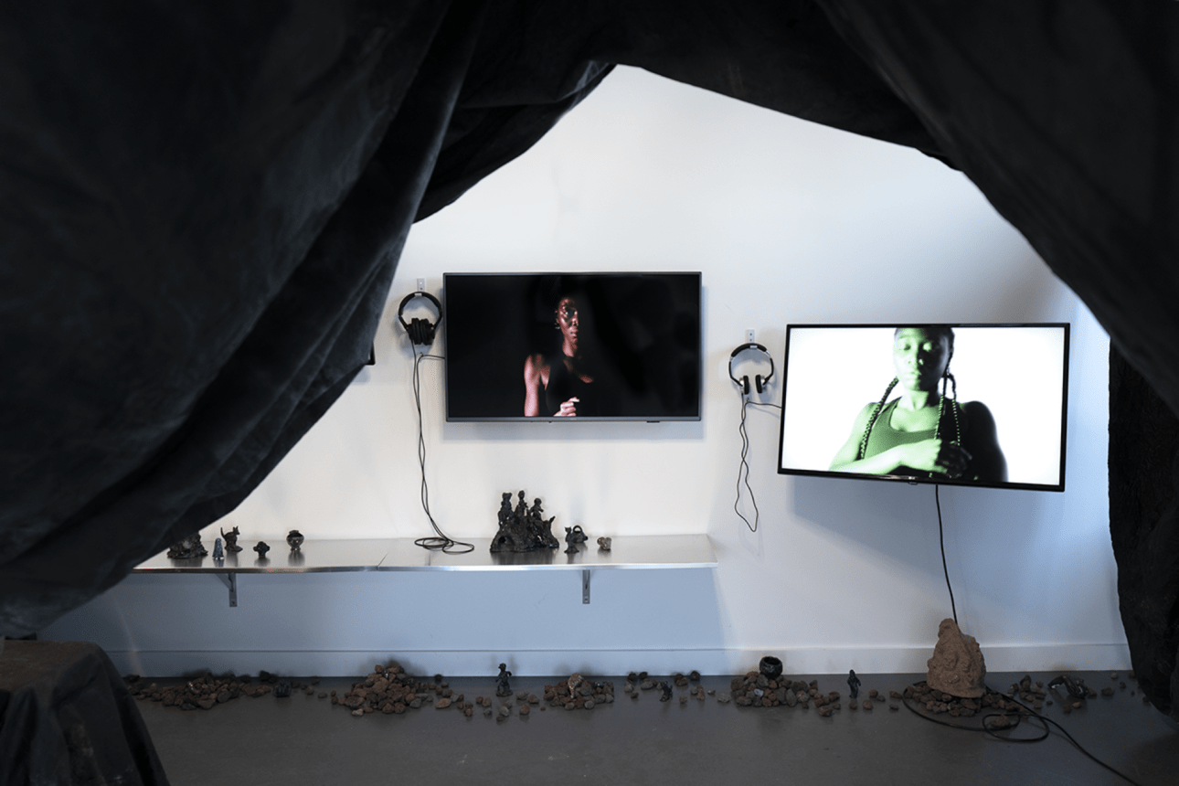 and you say you never met the devil?, Multimedia installation