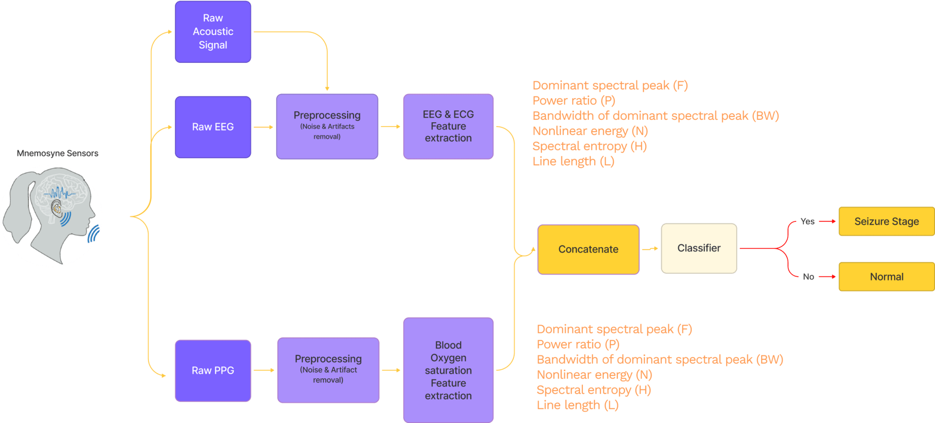 architecture of seizure detection system