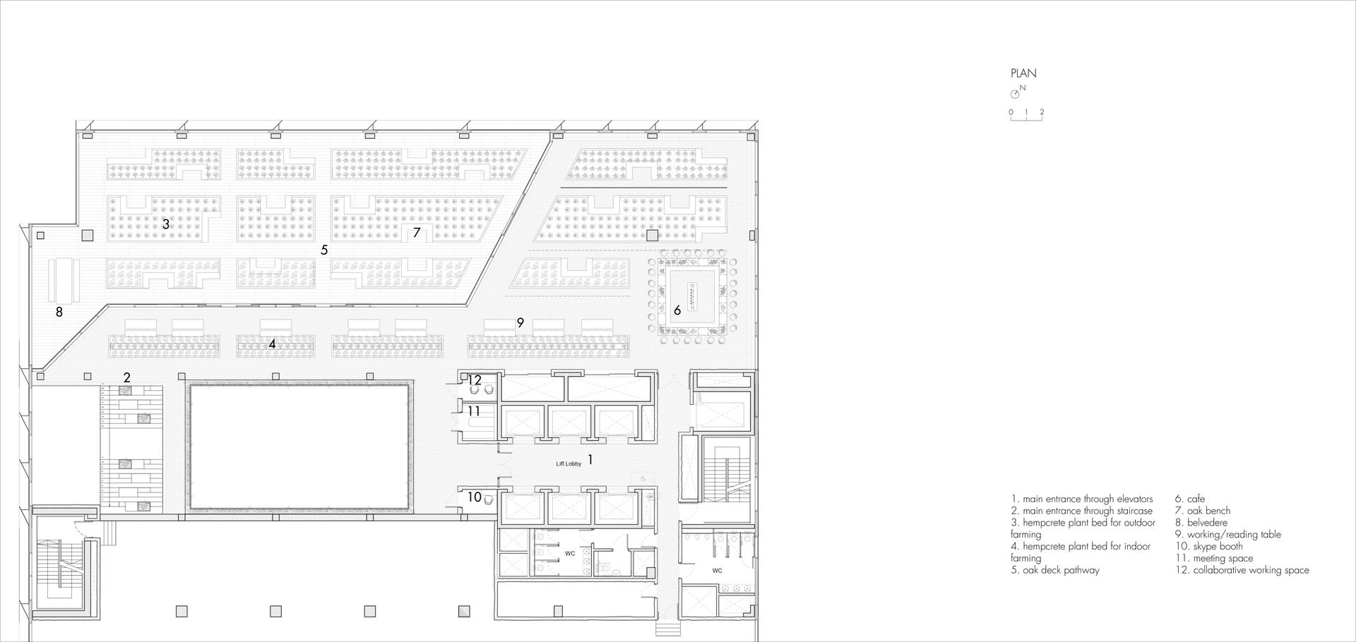 The Farm Club: Plan | Digital Drawing