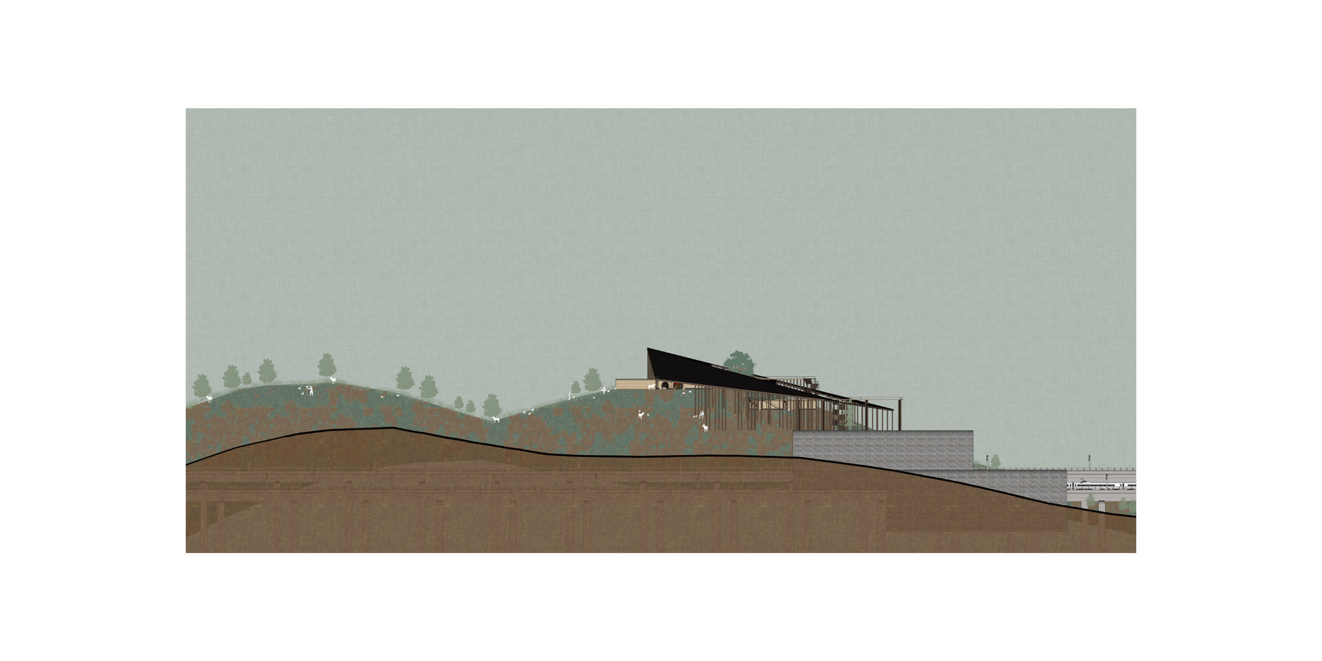 Section D-D' 1:1000 (In Original A2 Size)