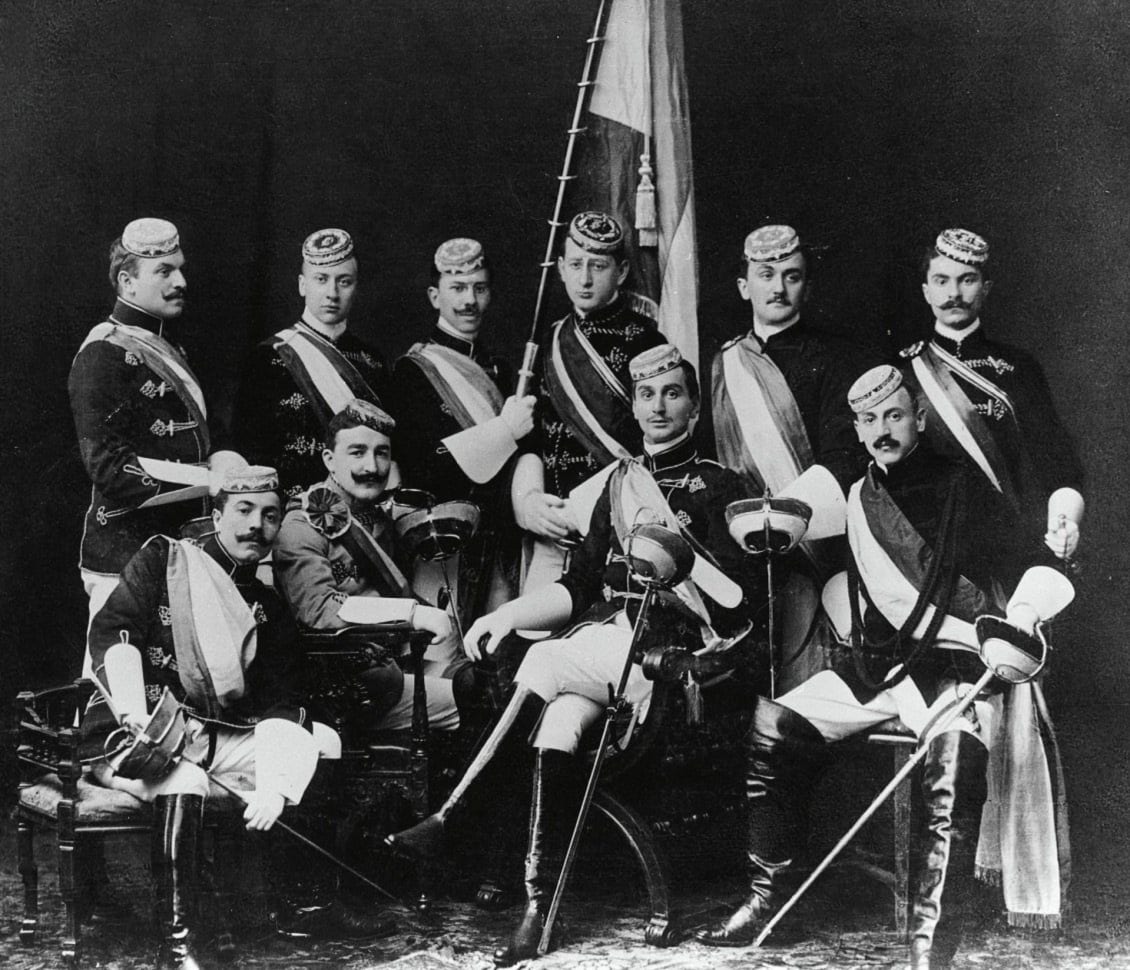 A Jewish fraternity, Germany, 1908. Courtesy of the Leo Baeck Institute, Jerusalem