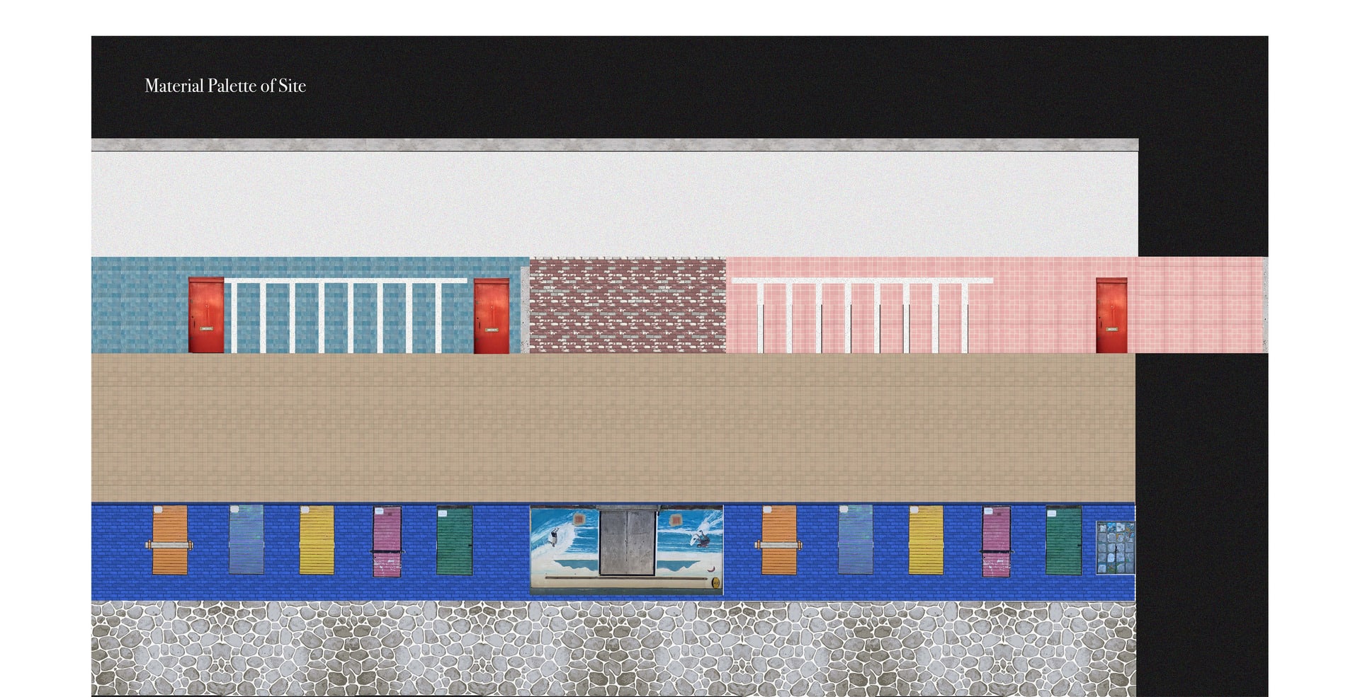 Material Palette of Site