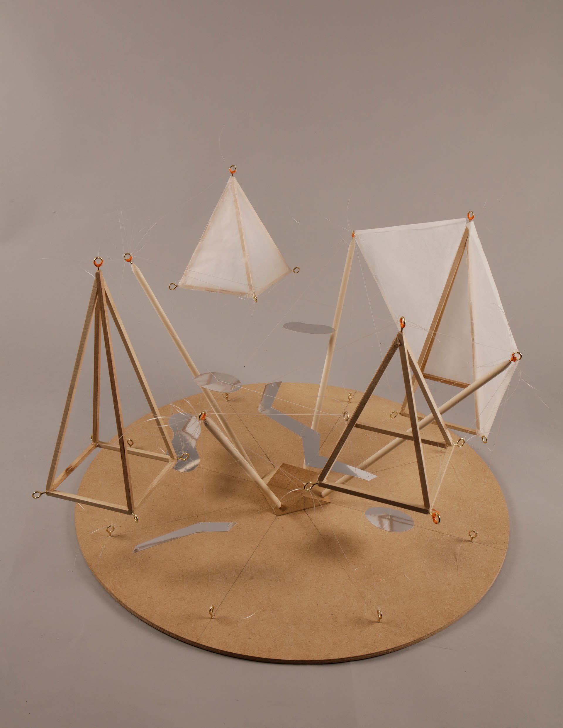 the 2nd interpreted model of Snowdon Aviary structure