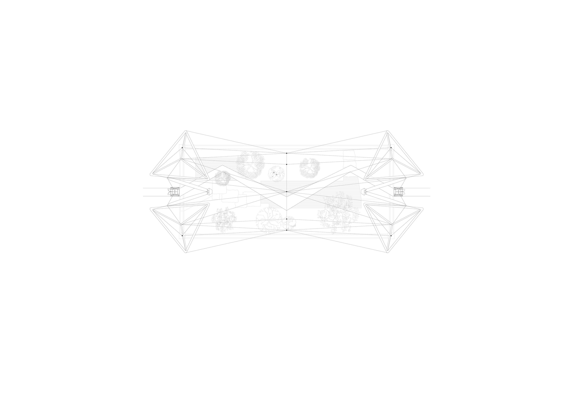 Snowdon Aviary by Cedric Price, Plan