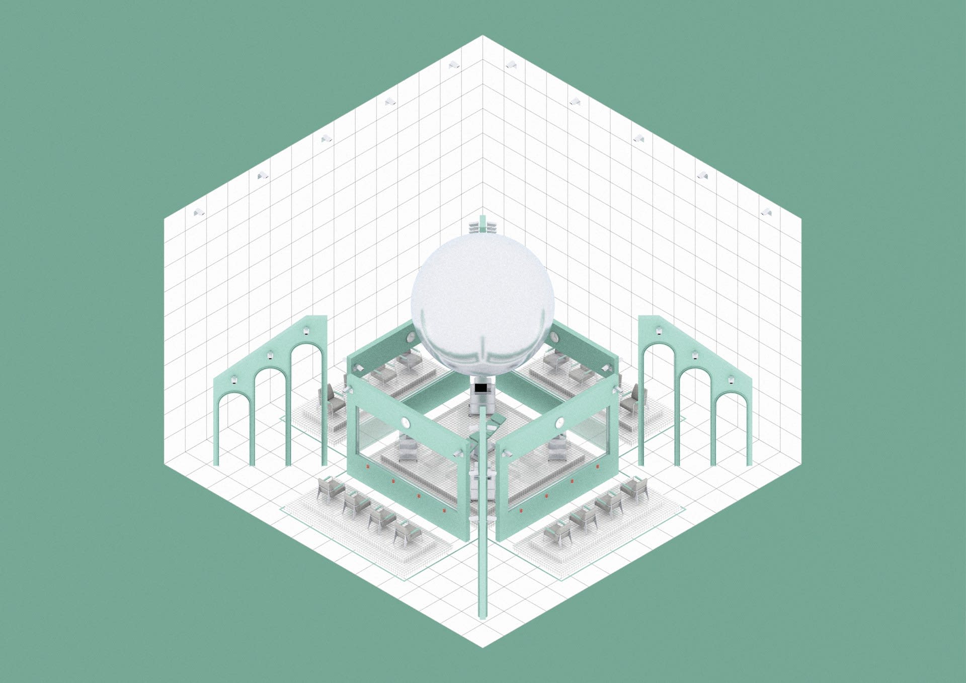 ROOM 101 - AXONOMETRIC