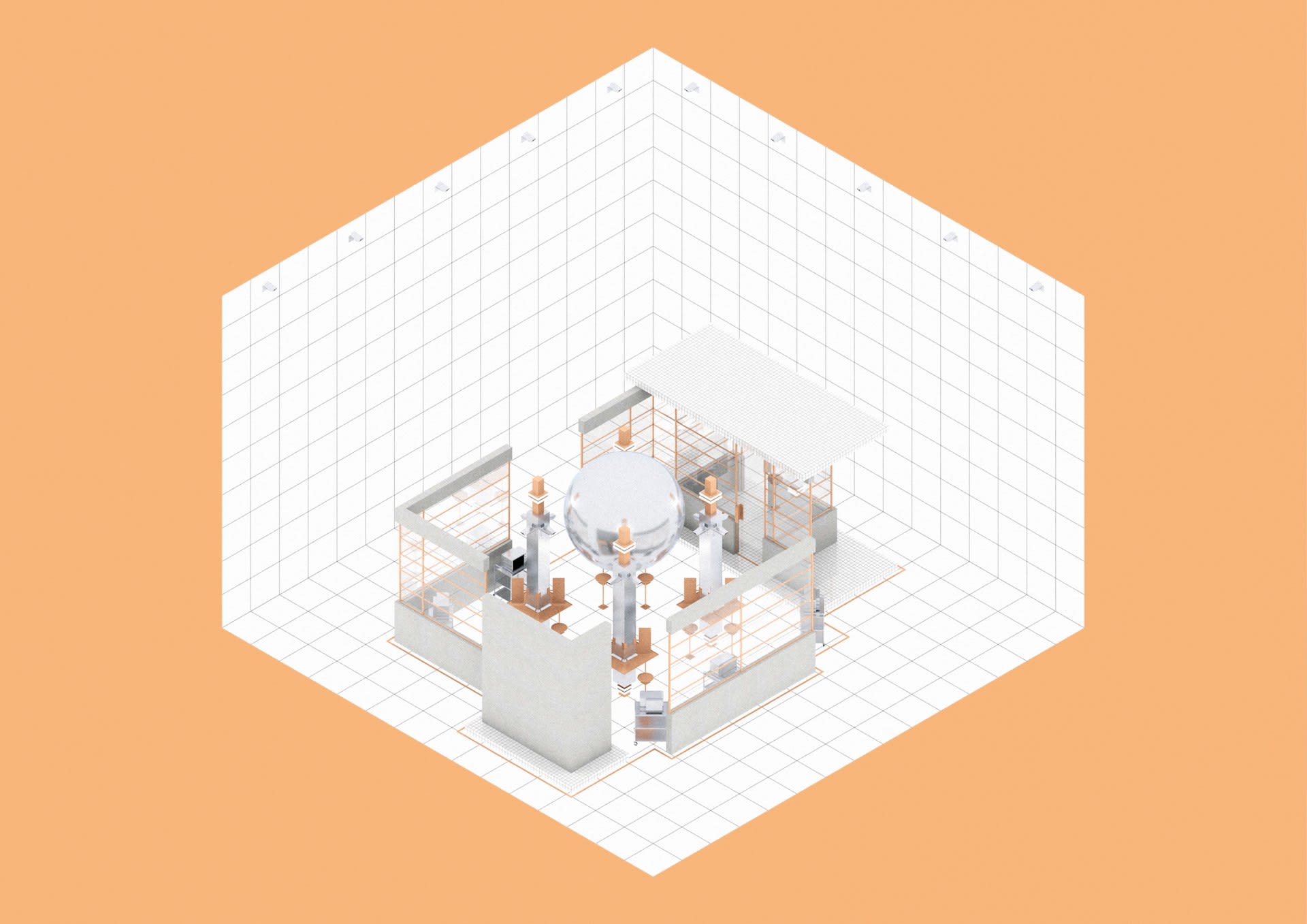 CHESTNUT TREE CAFE - AXONOMETRIC