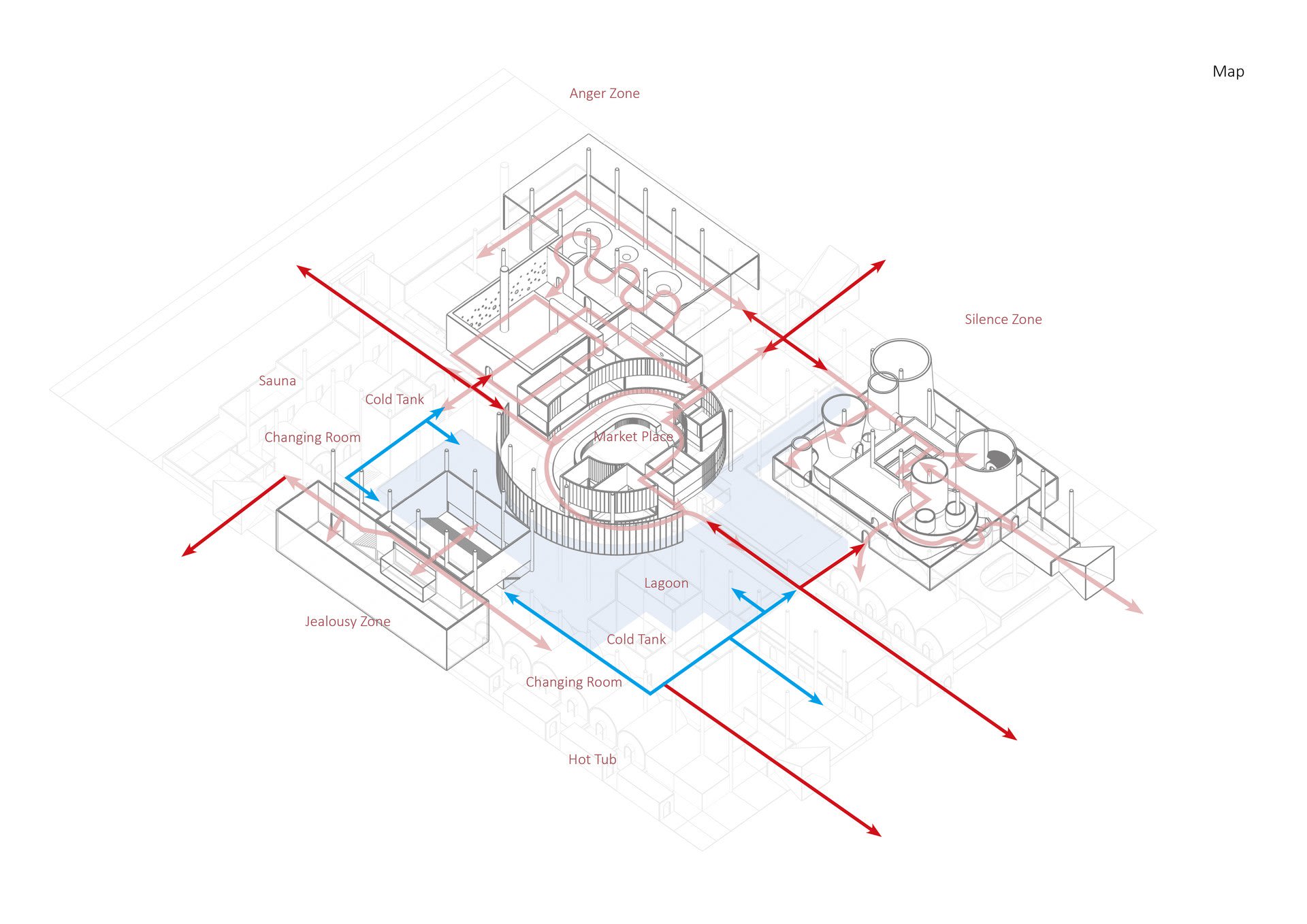 Map of Sensory Market and Space Division