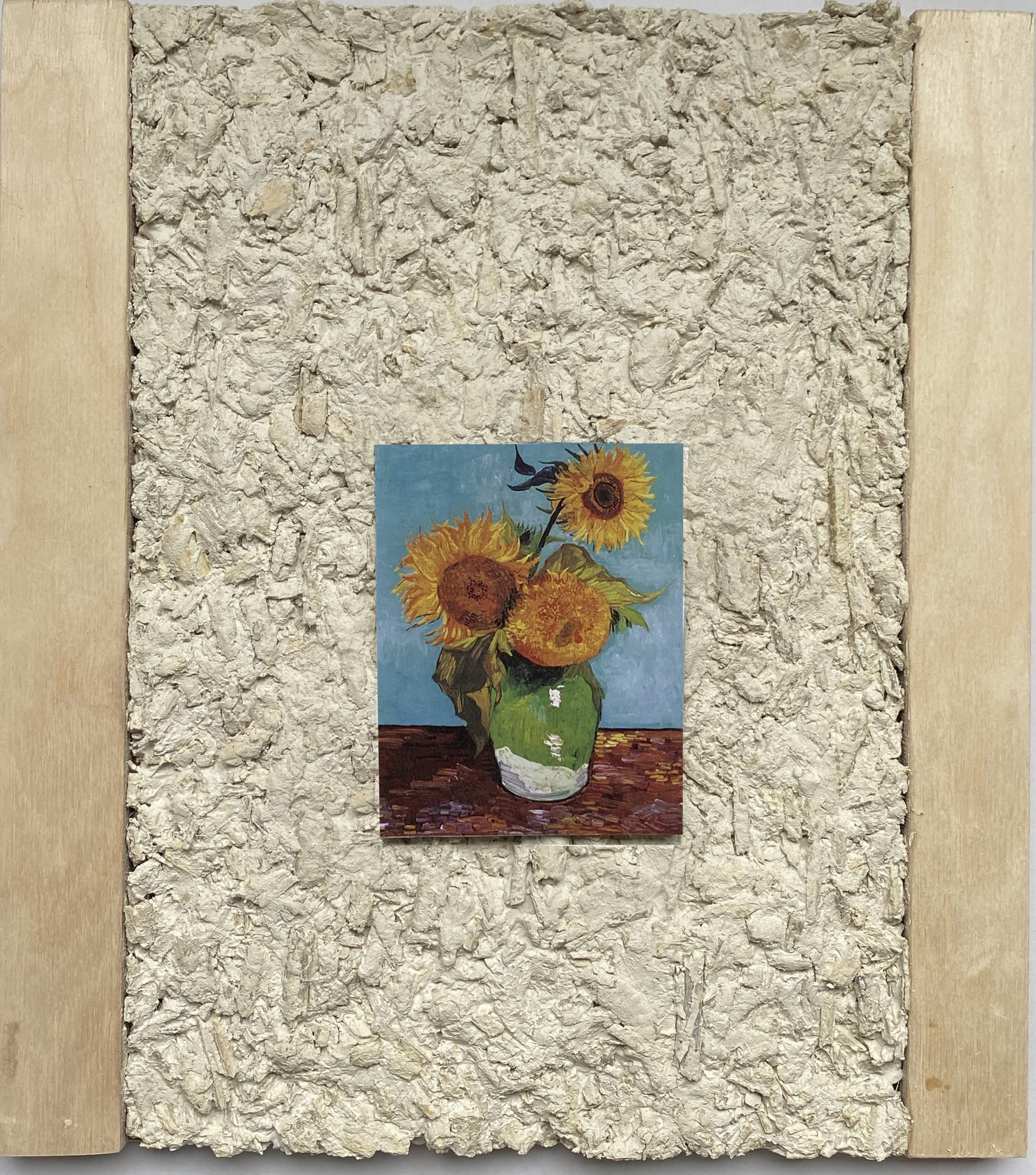 Hempcrete Wall Panel with The Sunflower