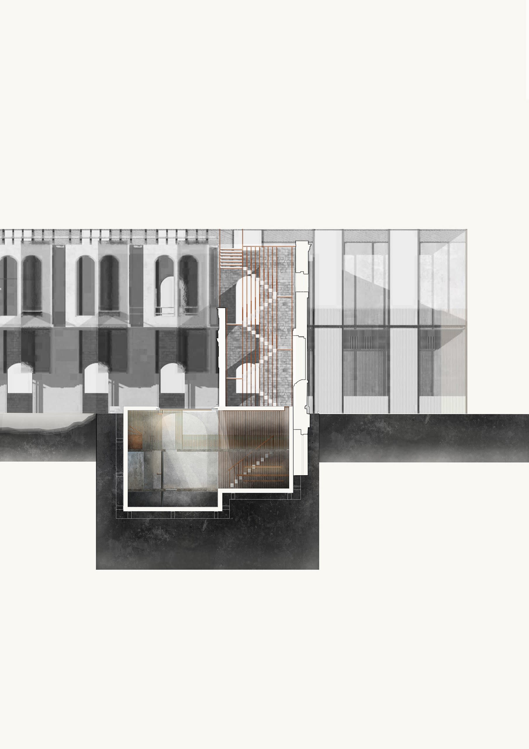 Section through the Paleoclimatologist wing