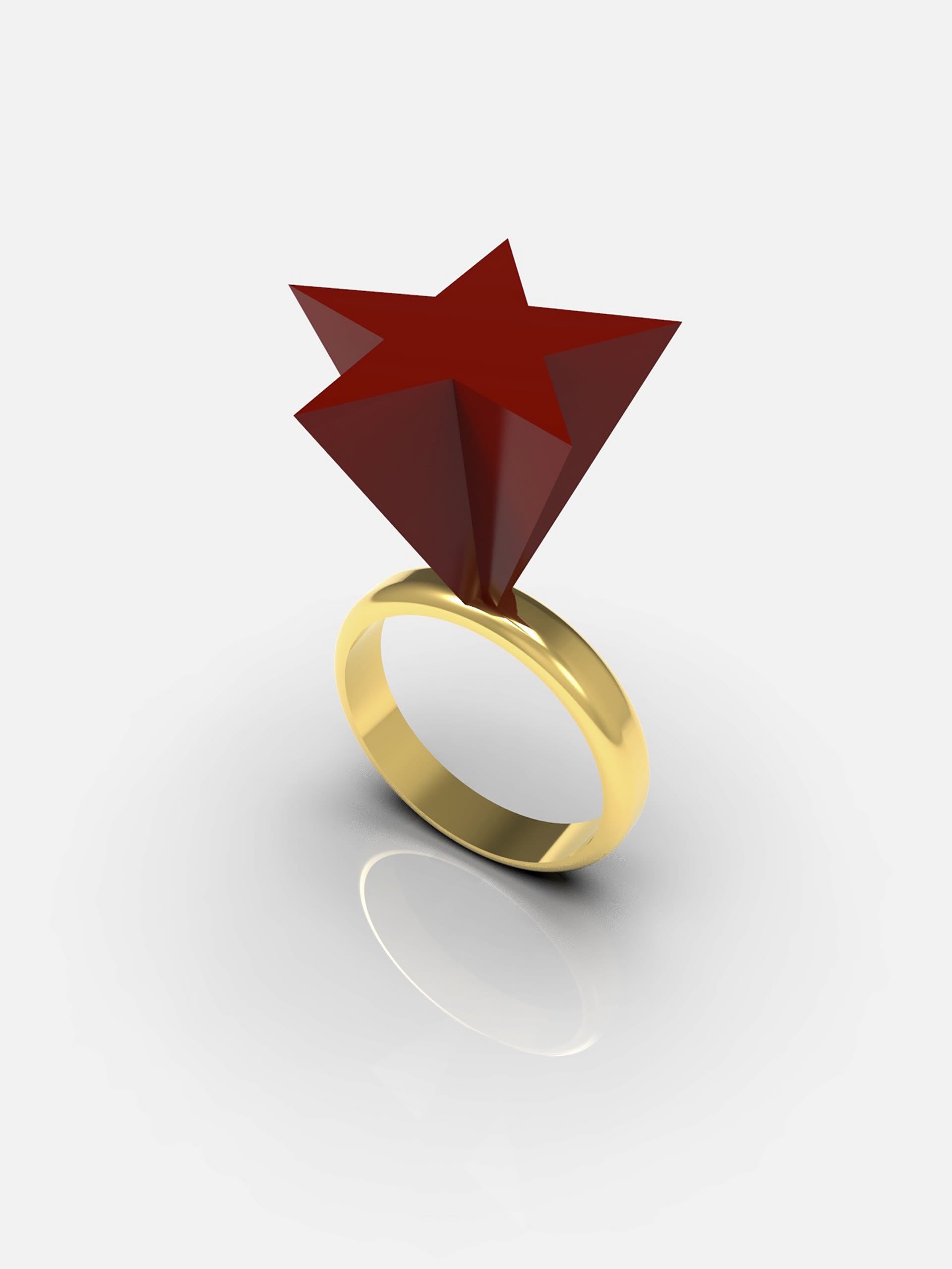 communism engagement ring