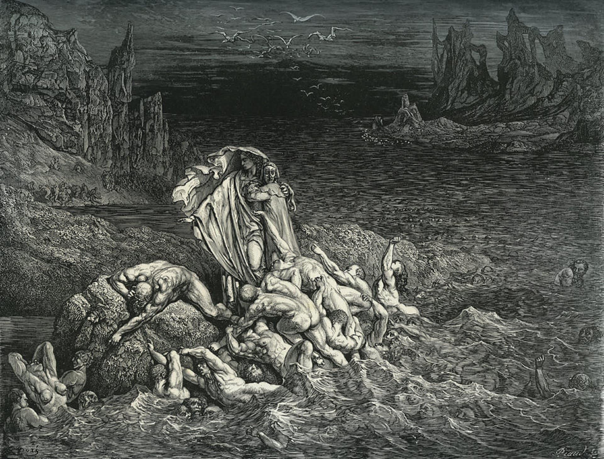 Gustave Doré, Illustration in Dante’s Divine Comedy (19th century)