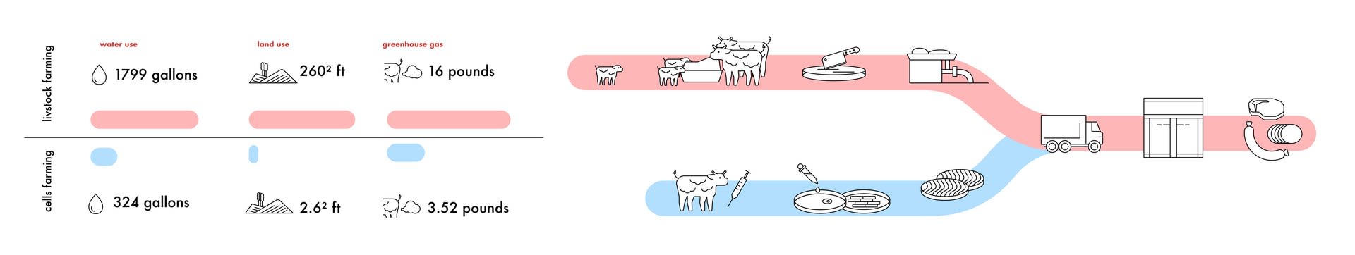 Livestock farming and cells farming