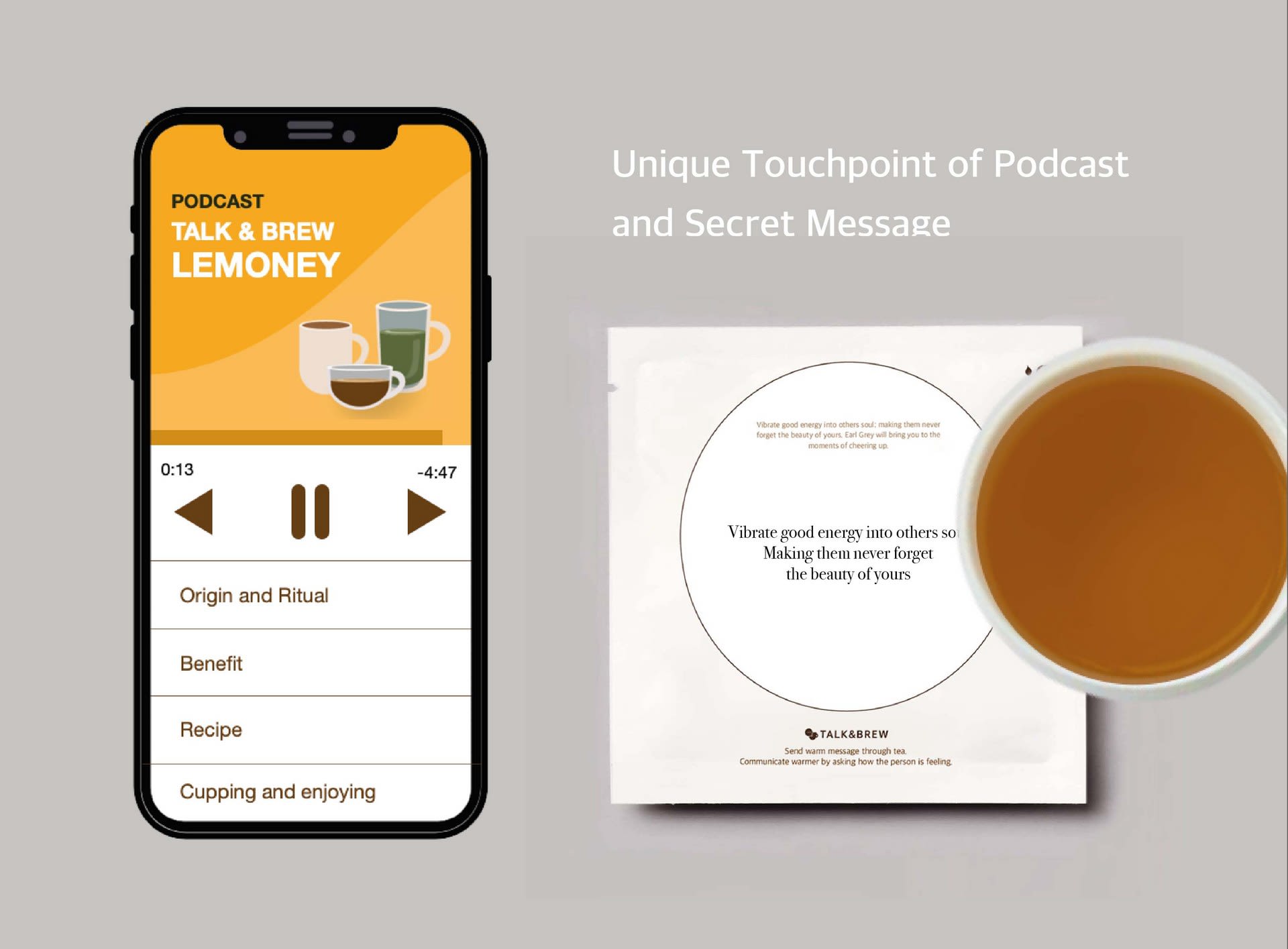 Unique Touchpoint of Podcast and Secret Message