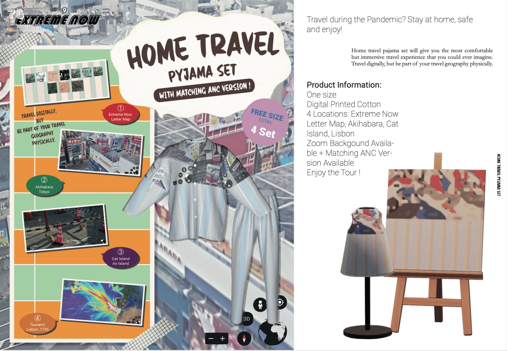 Home Travel Pyjama set