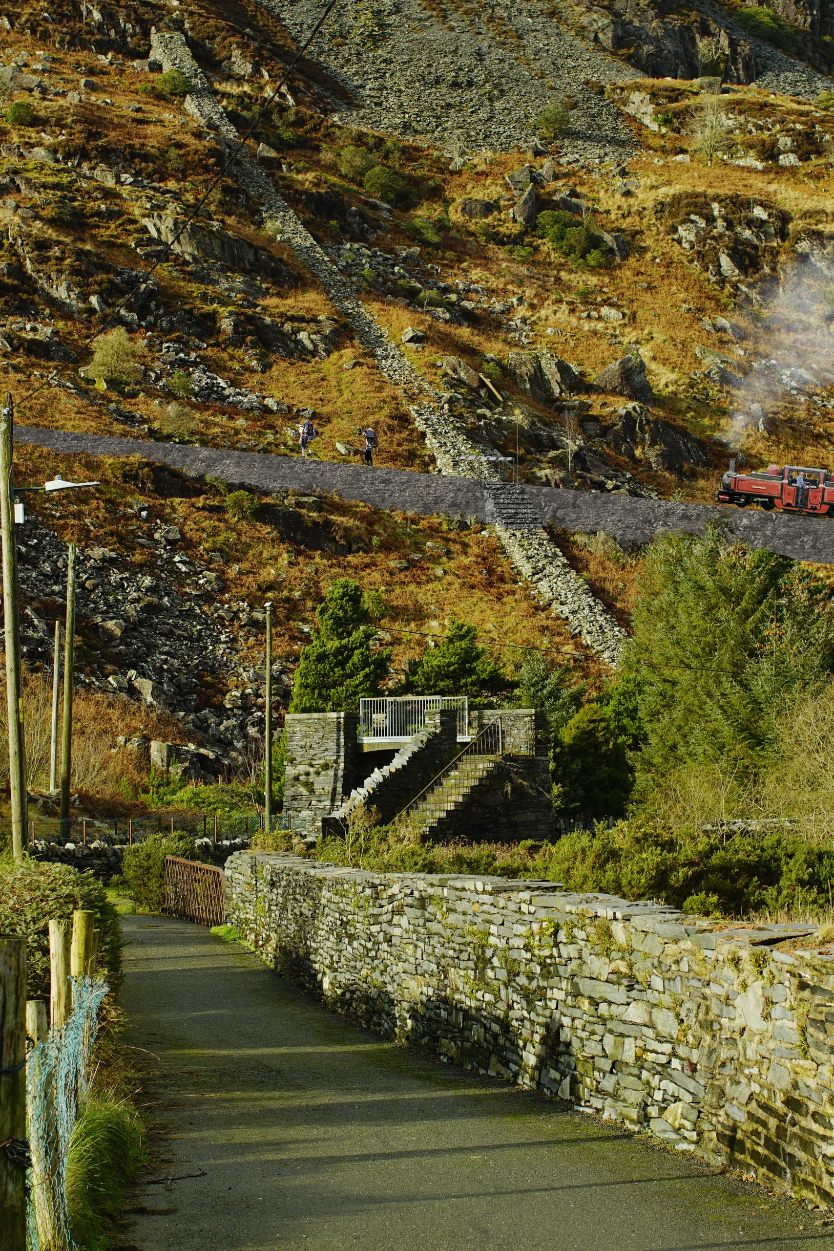 Railway Incline Intersecting Historic Routes