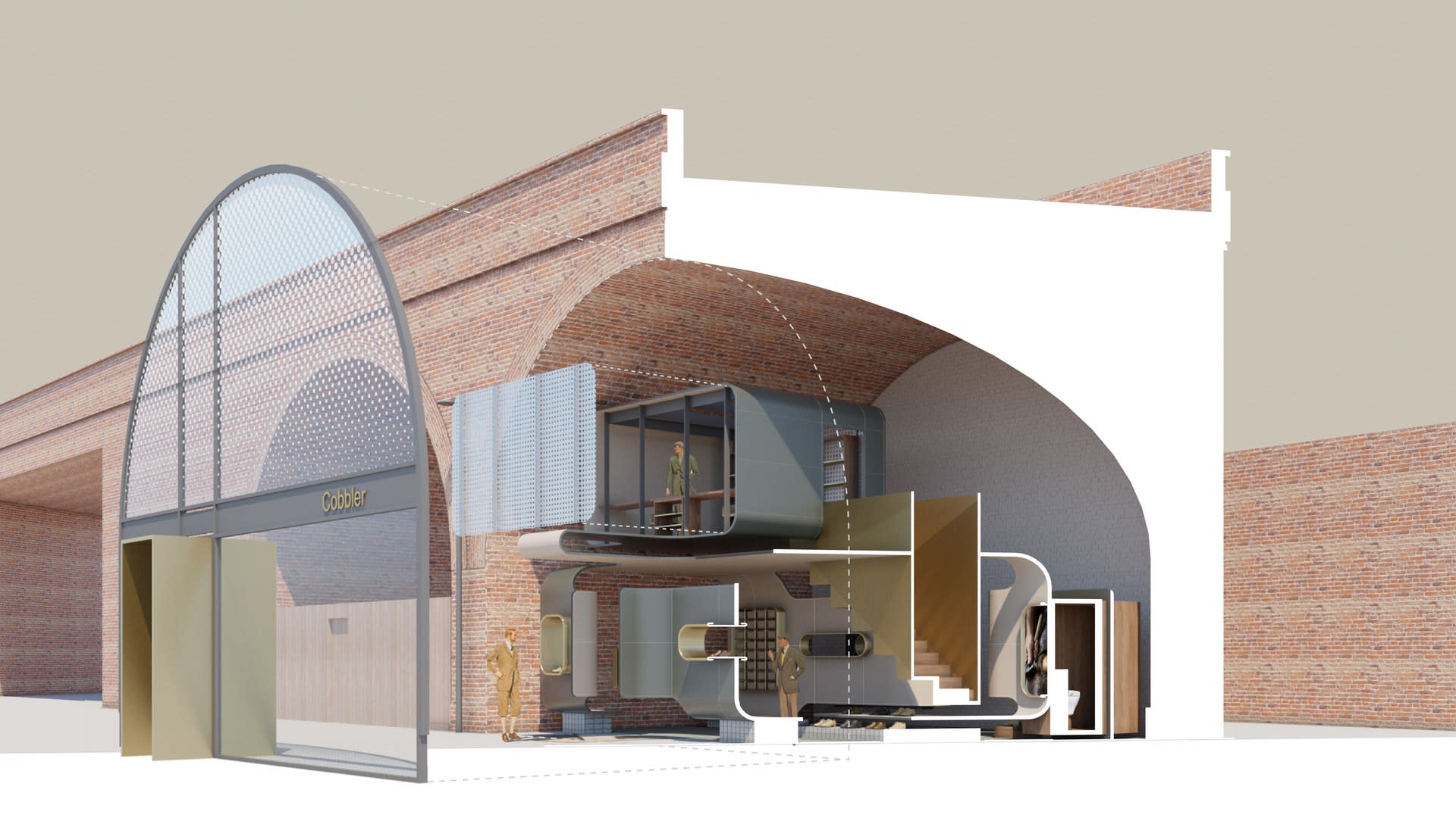 Exploded Sectional View of Scheme