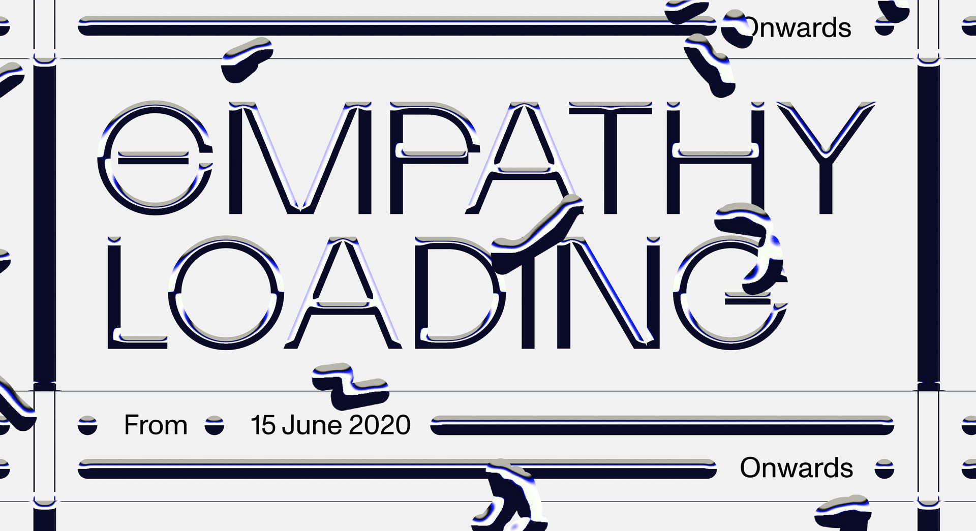 Logo, Empathy Loading visual identity, 2020. Designed by Studio Hyte