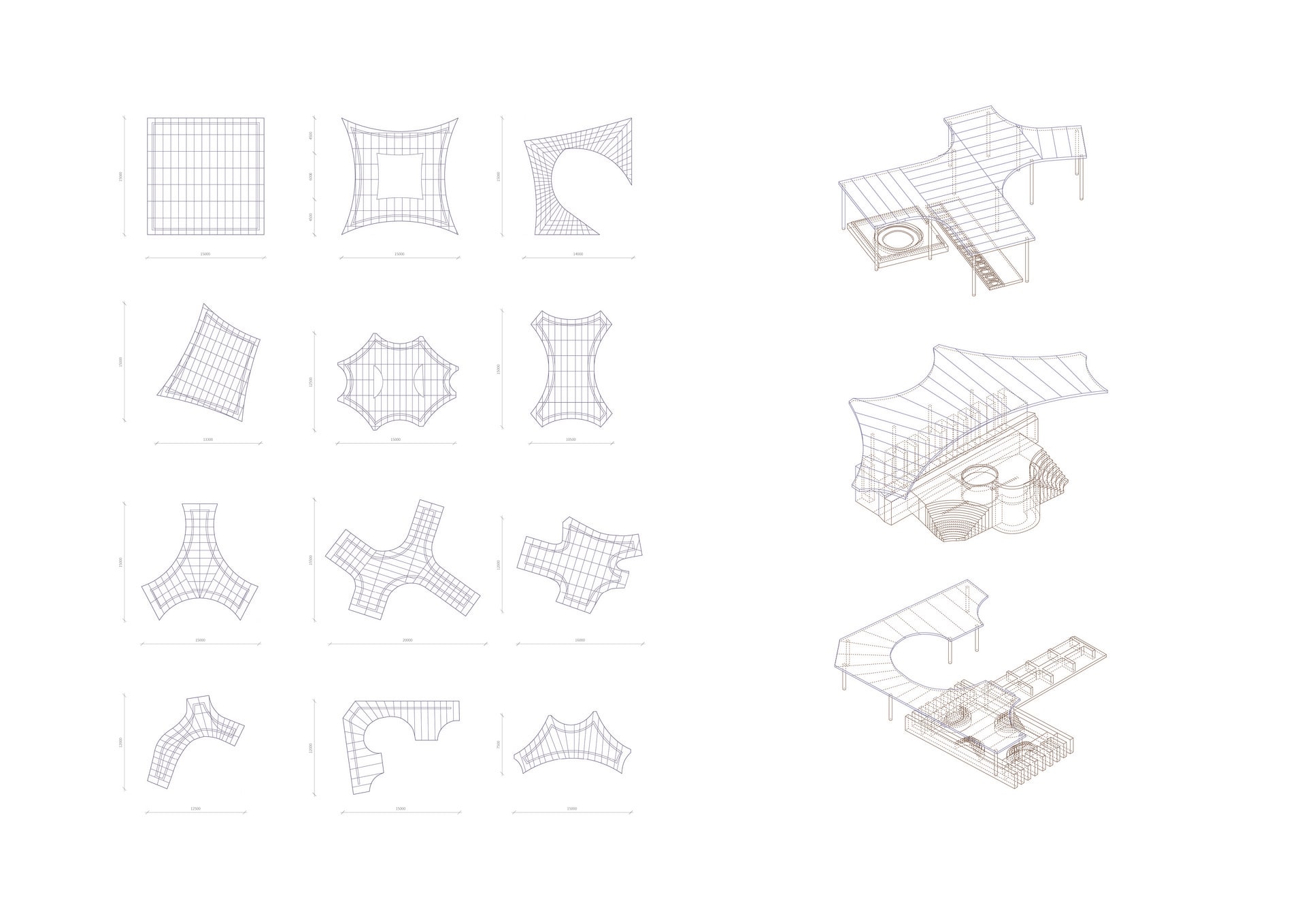 Plinth and Canopy - Plan exploration