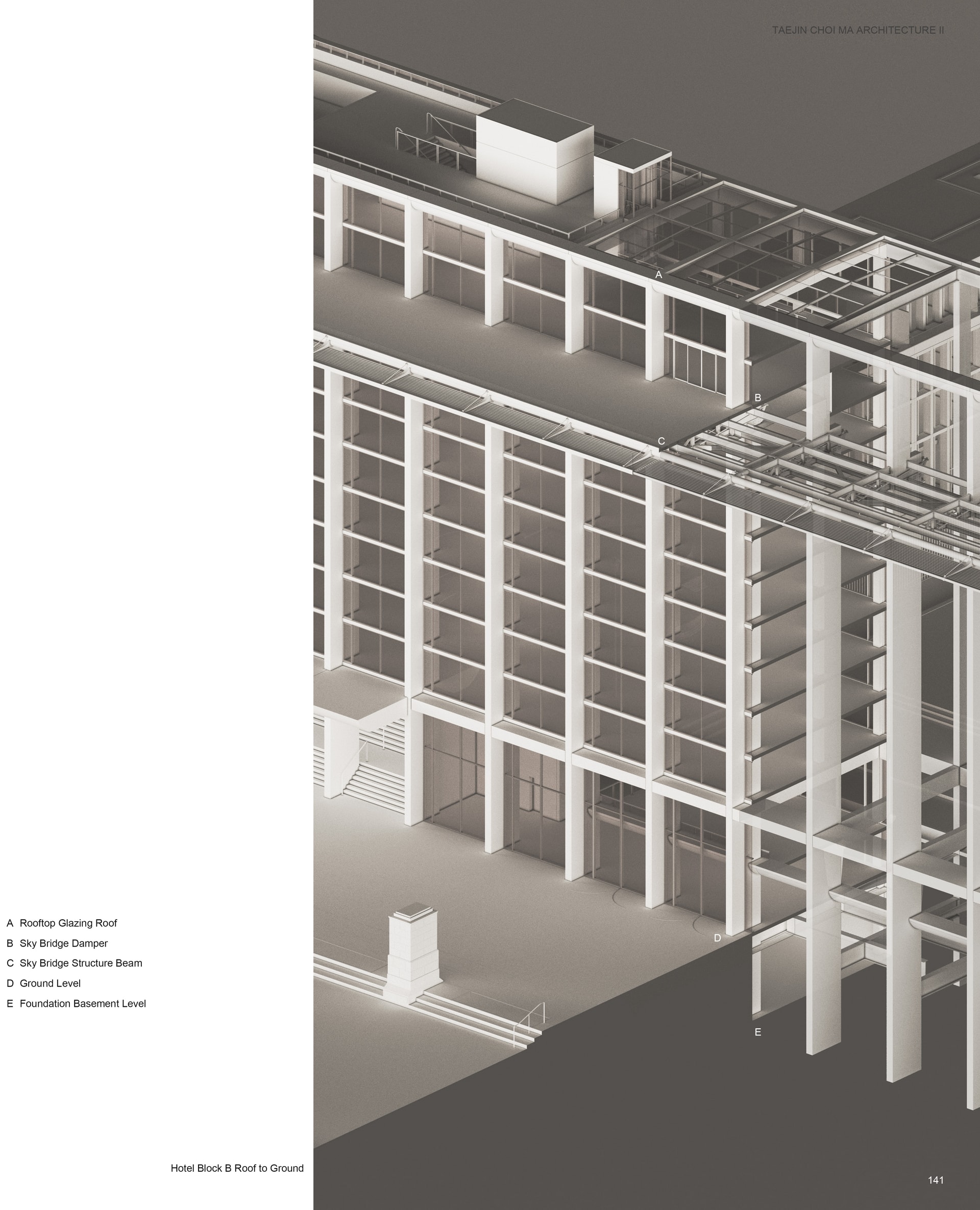 Hotel Project B Structure Roof to Ground