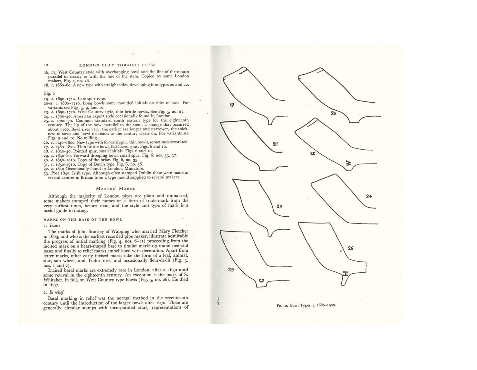 Clay pipe book — Atkinson & Oswald