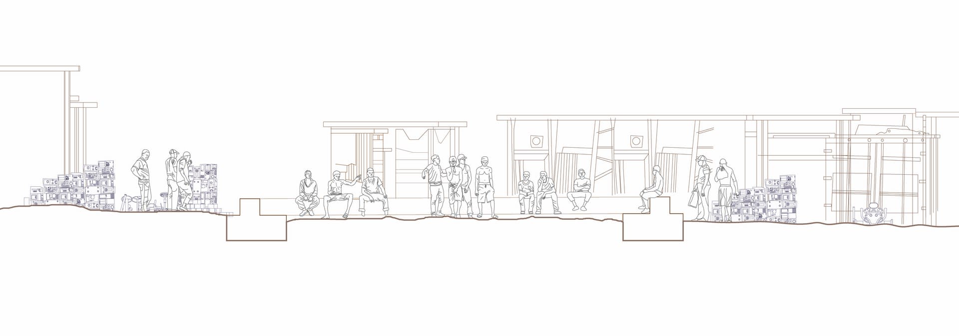 Frame Plinth - Illustrative cross section