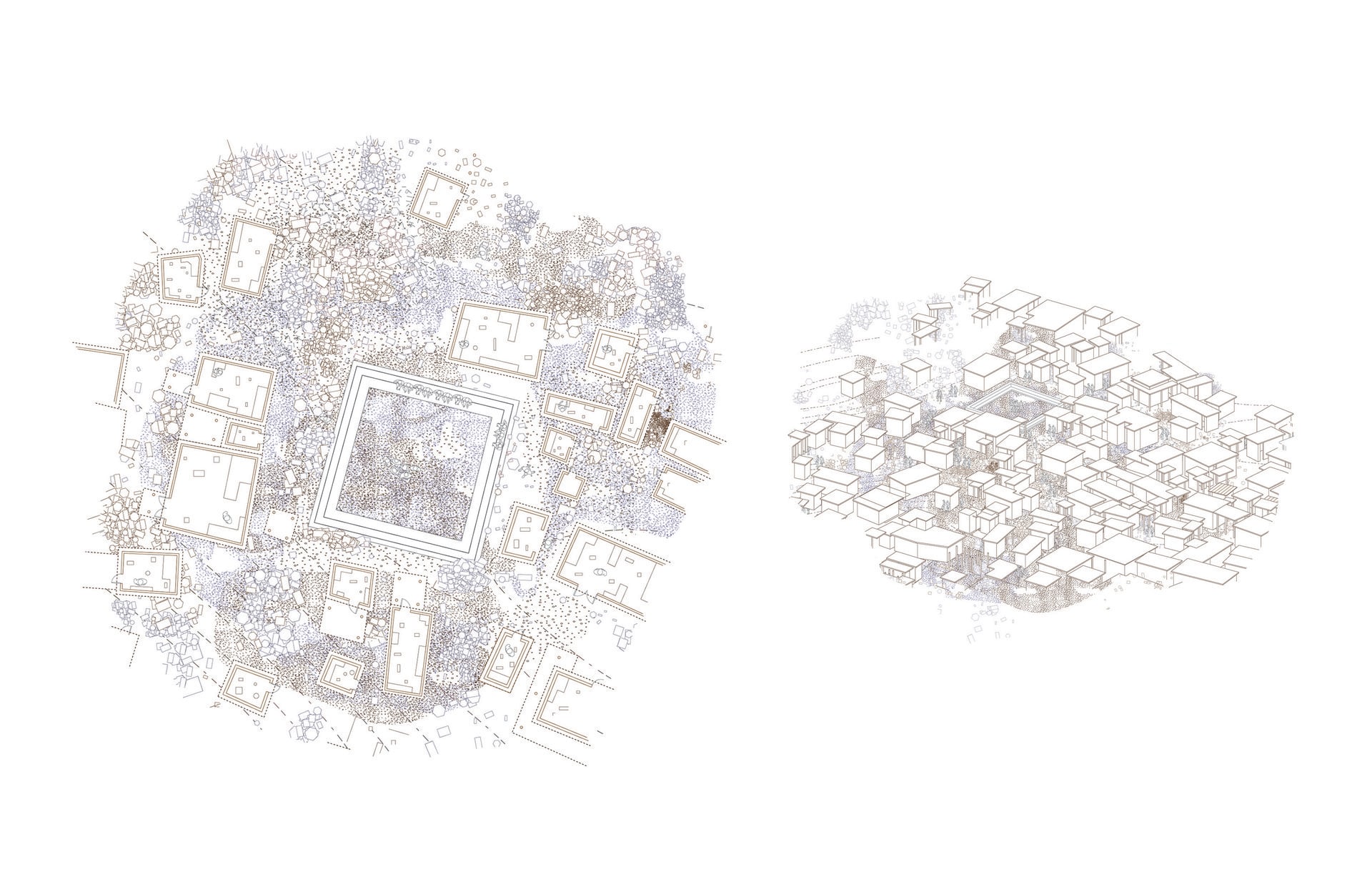 Frame Plinth - Plan and iso