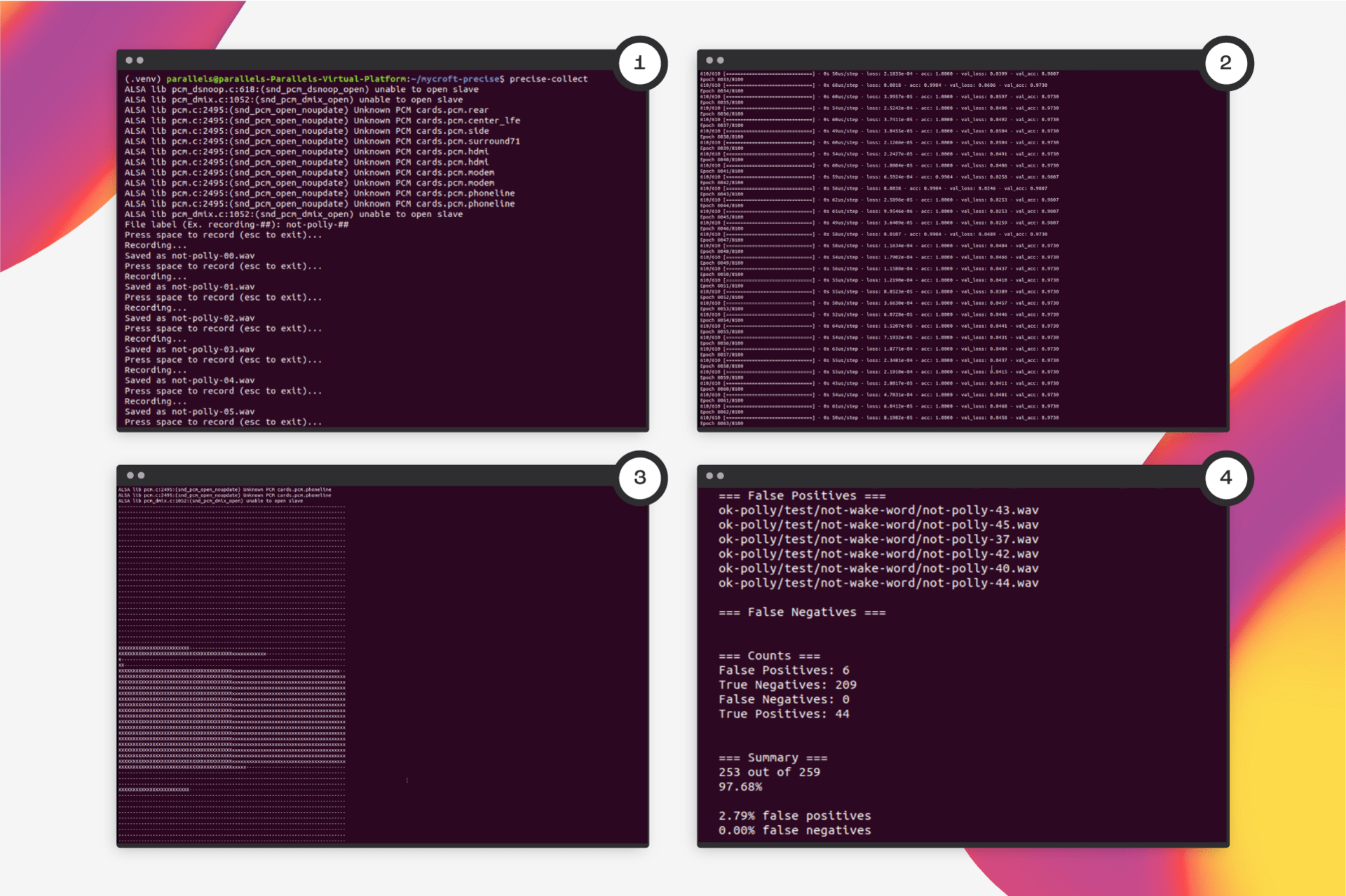 Christening Poli with a Wake Word Listener Neural Net