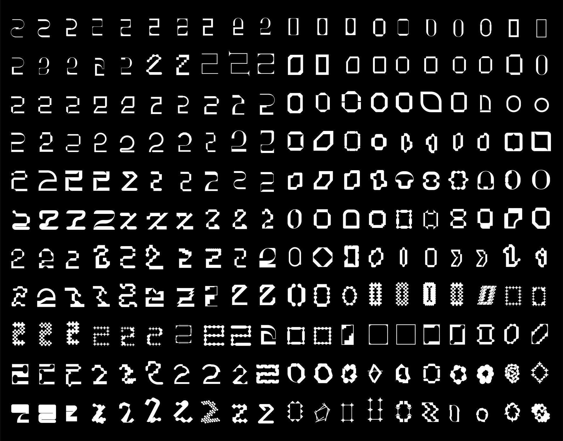 Glyphs – Vectorized