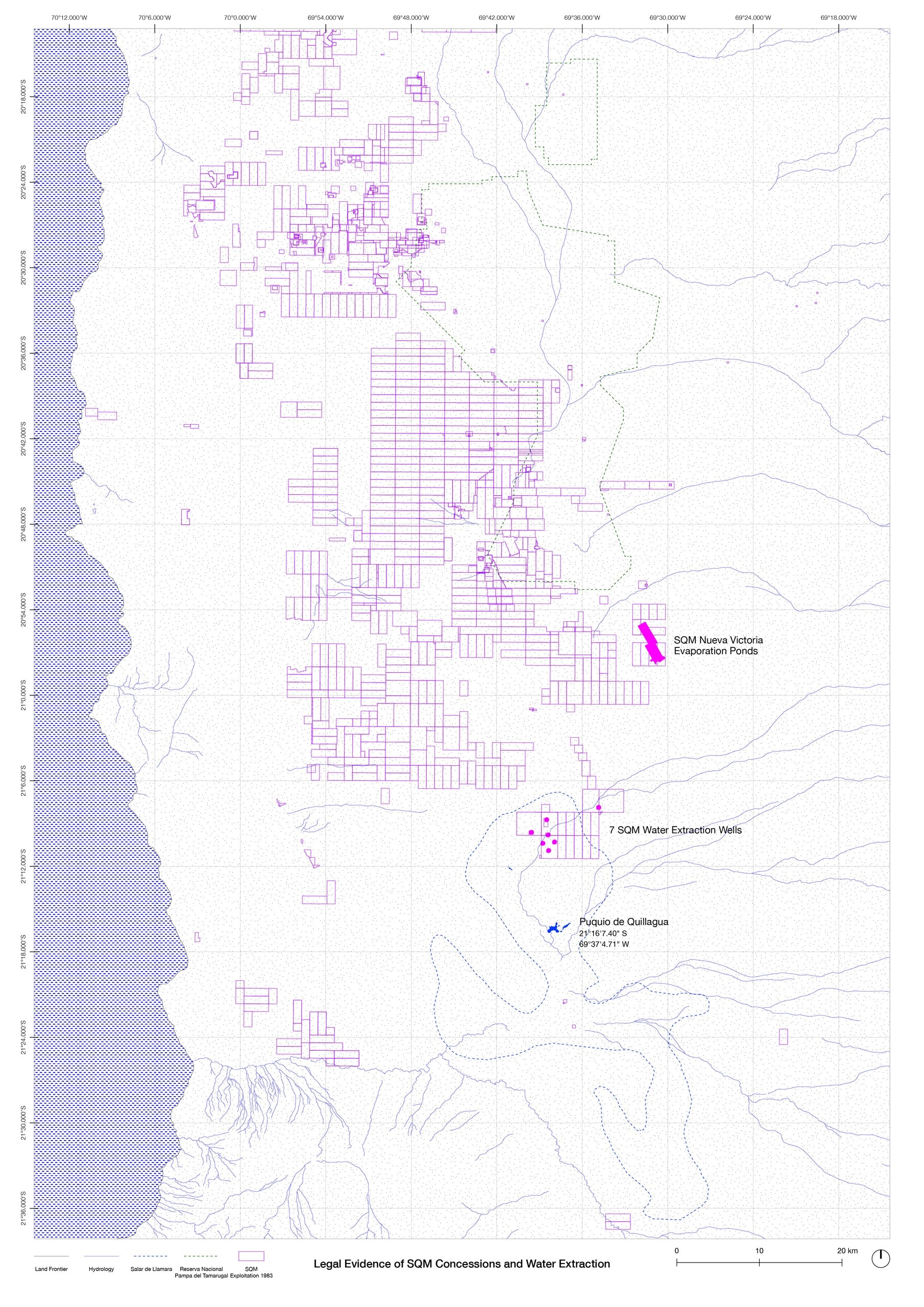 Legal Evidence of SQM Concessions and Water Extraction