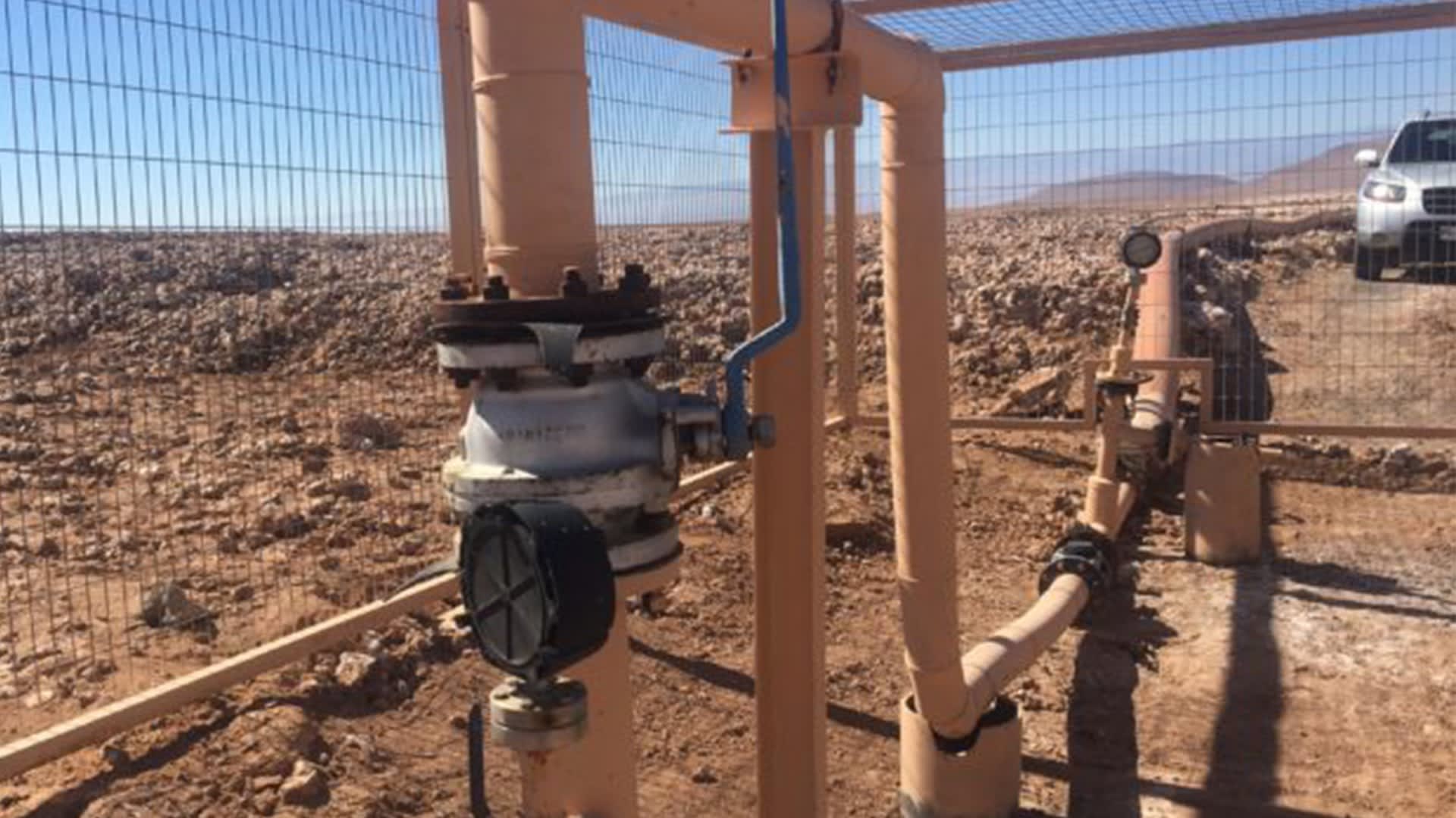 Water Extraction Device of SQM (Sociedad Quimica y Minera)