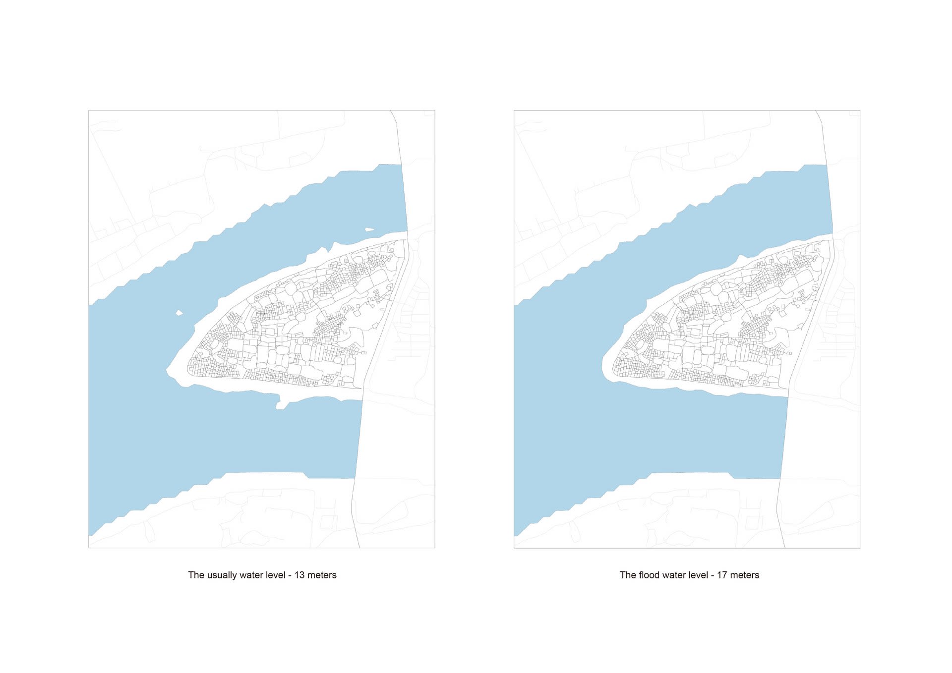 Flood Situations of Zhengyang Community Before 2010