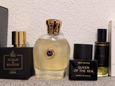 Free Yourself, Acqua di Baviera, Kubitay, New Notes Feu, Nero Donna, Queen of the Sea, Assam Tiger, Java d'Haïti