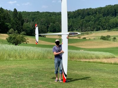 Segelflugzeug Finesse Max mit FES-Antrieb