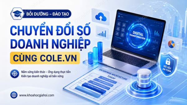 Khóa Học Bồi Dưỡng - Đào Tạo Kiến Thức Chuyển Đổi Số Doanh Nghiệp Cùng Cole.vn