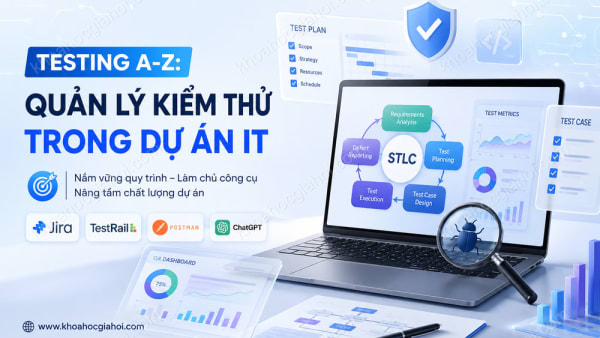 Khóa Học Testing A-Z: Quản Lý Kiểm Thử Trong Triển Khai Dự Án IT