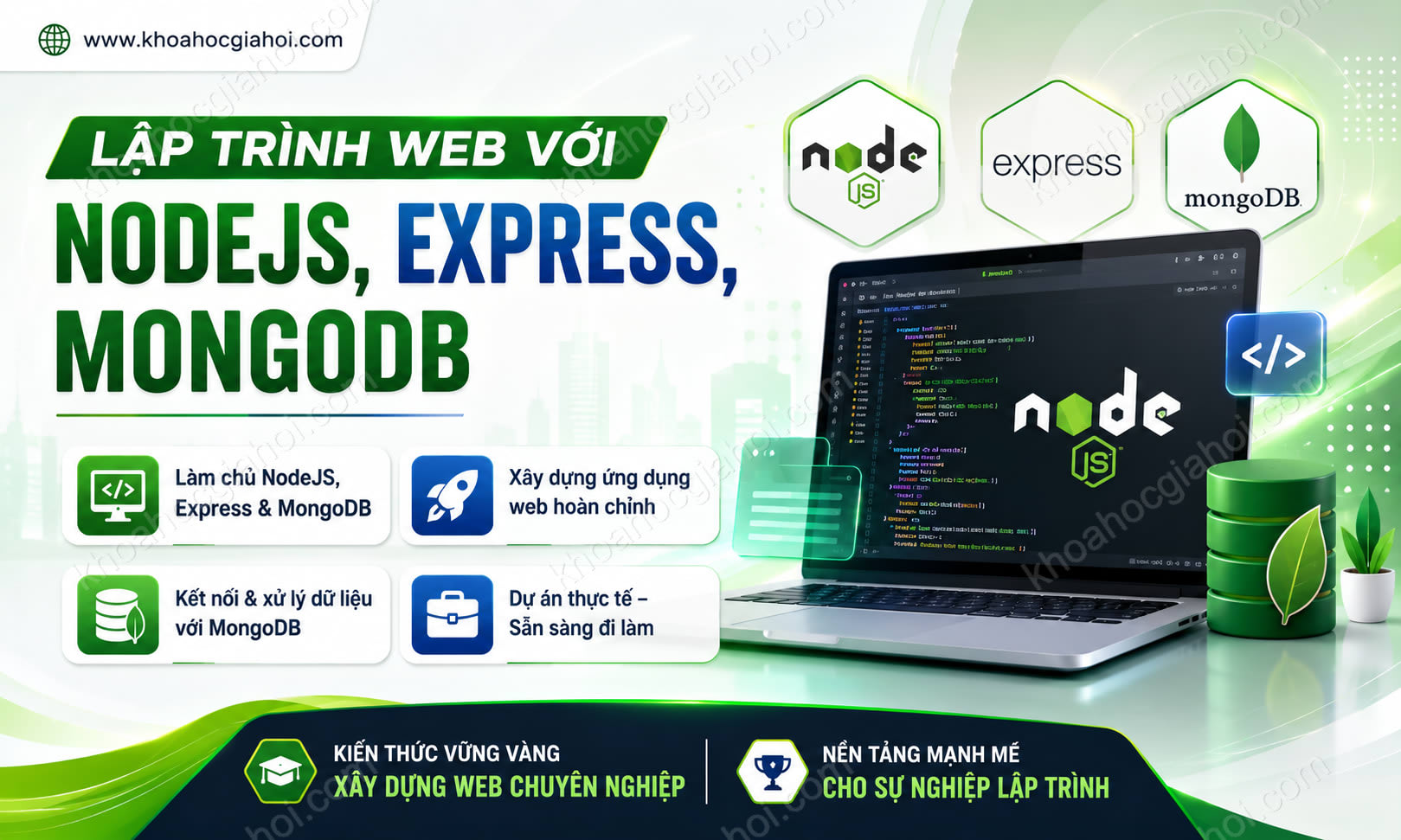 Khóa Học Lập Trình Web Với Nodejs, Express, Mongodb
